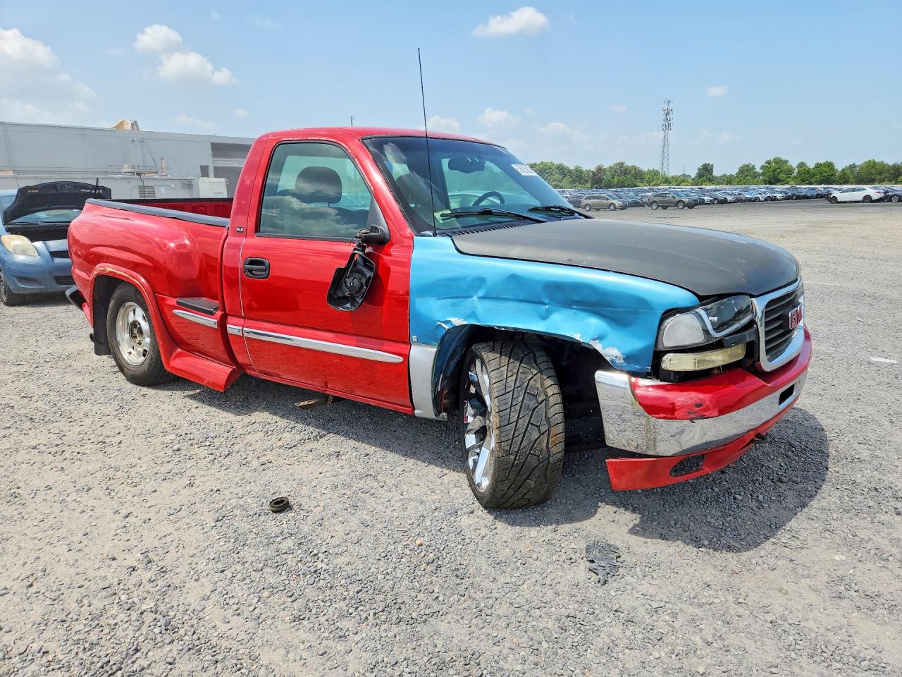 2001 Gmc New Sierra K1500 Red vin: 1GTEK14T61Z291465