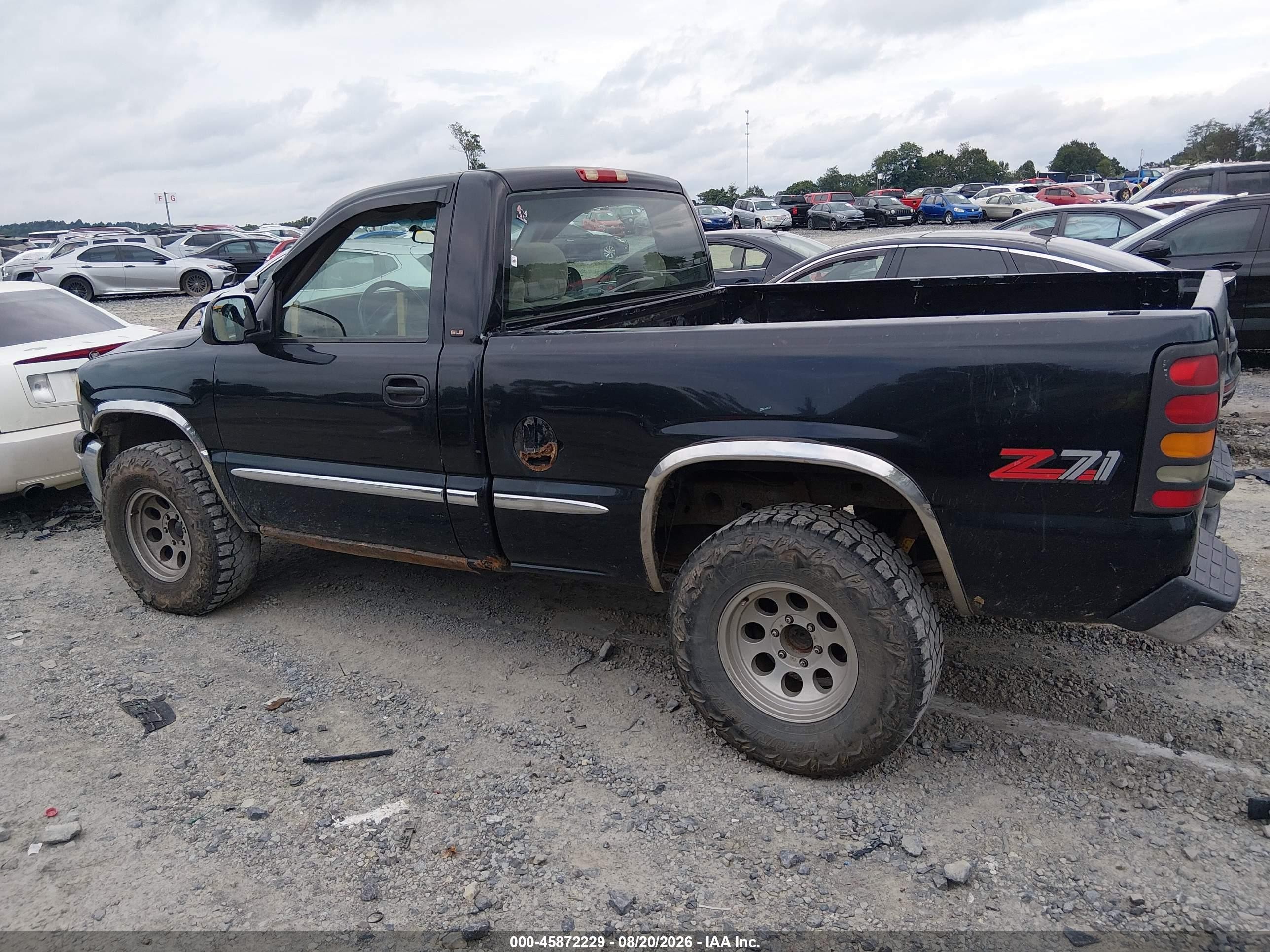 1999 Gmc New Sierra 1500 Sle Black vin: 1GTEK14T7XZ502486