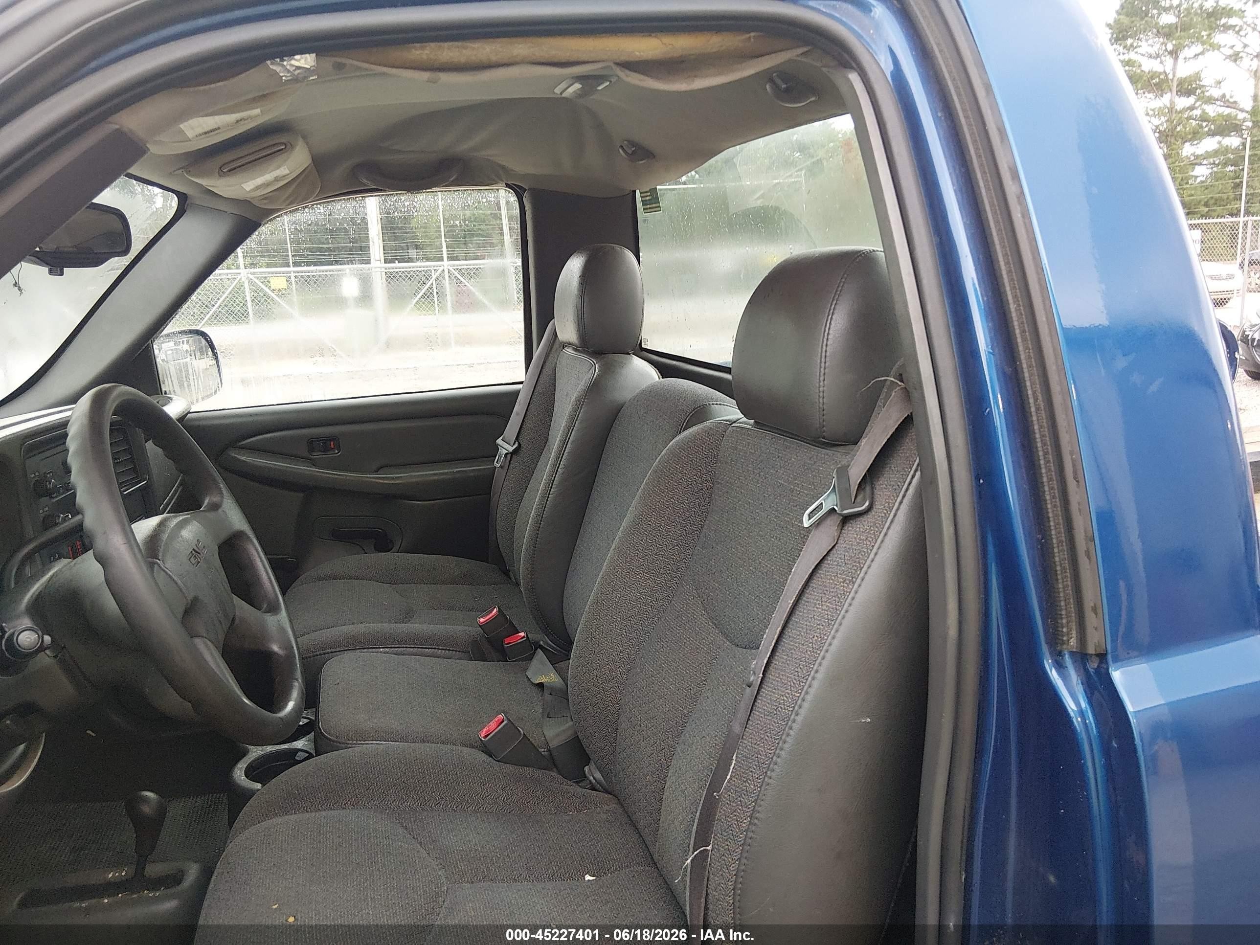 2004 Gmc Sierra 1500 Work Truck Blue vin: 1GTEK14T84Z336071
