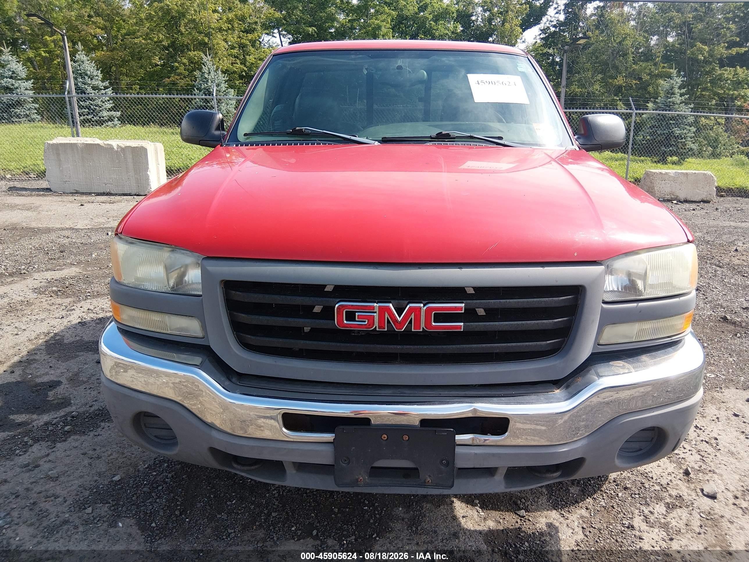 2004 Gmc Sierra 1500 Work Truck Red vin: 1GTEK14T94E326933