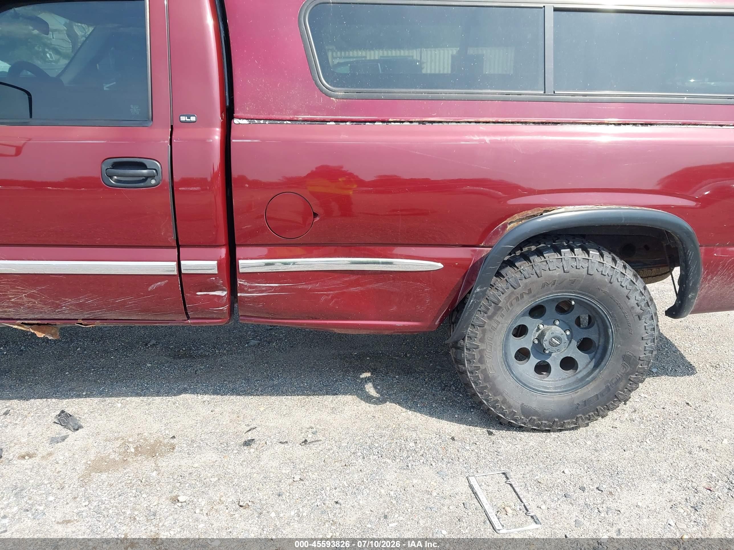 1999 Gmc Sierra 1500 Sle Burgundy vin: 1GTEK14V2XE525781