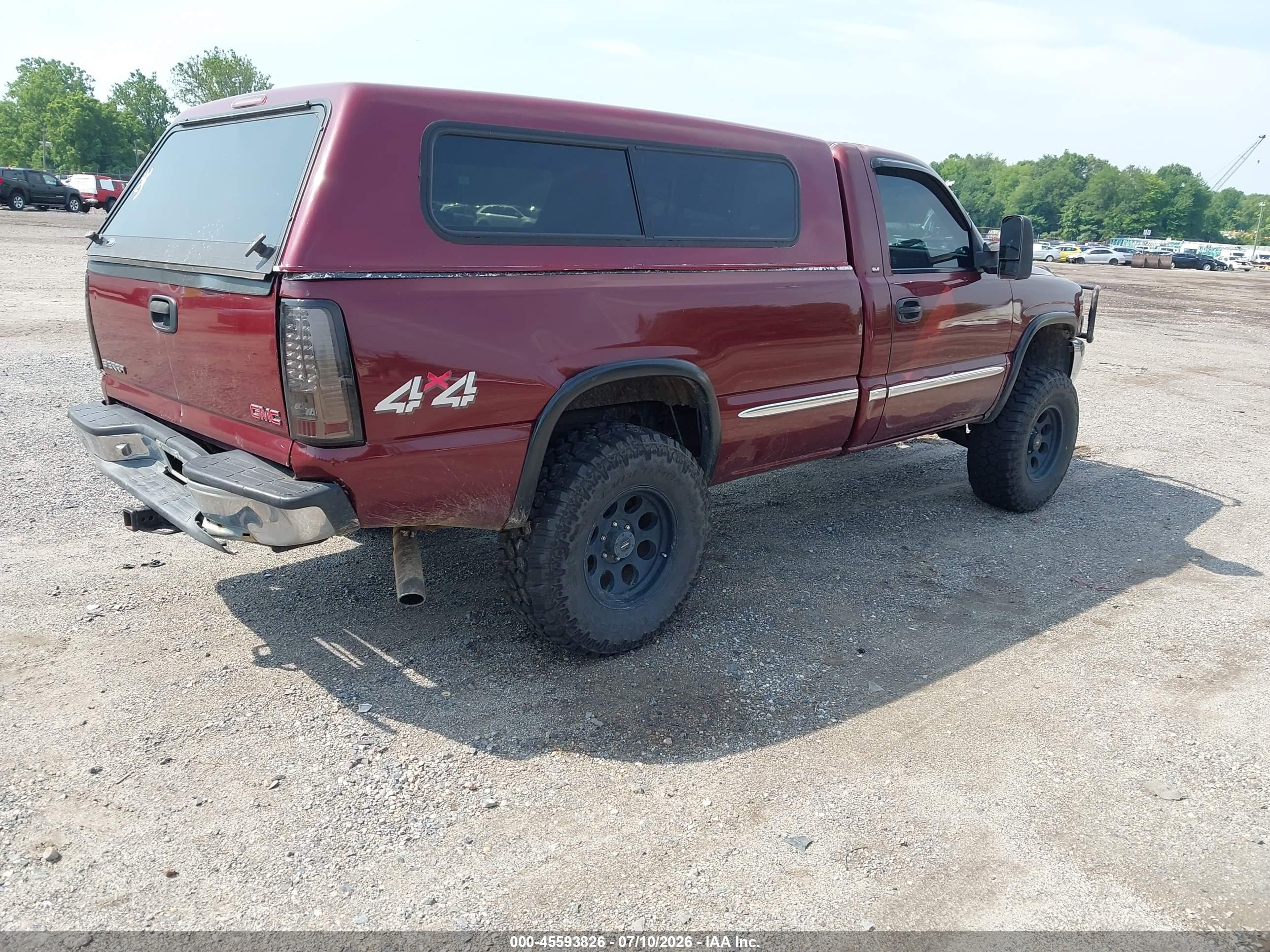 1999 Gmc Sierra 1500 Sle Burgundy vin: 1GTEK14V2XE525781