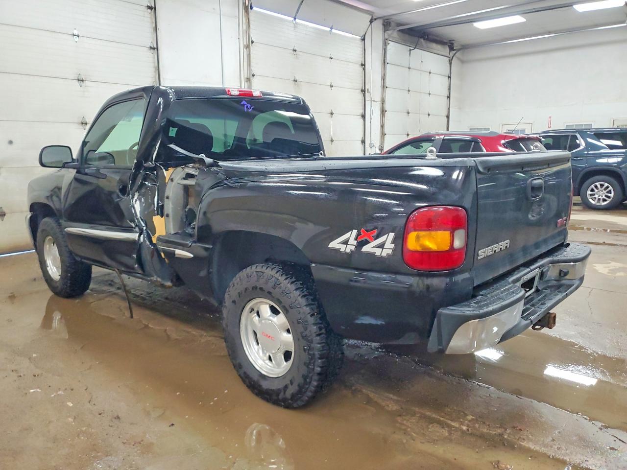 2002 Gmc New Sierra K1500 Black vin: 1GTEK14V42Z190640