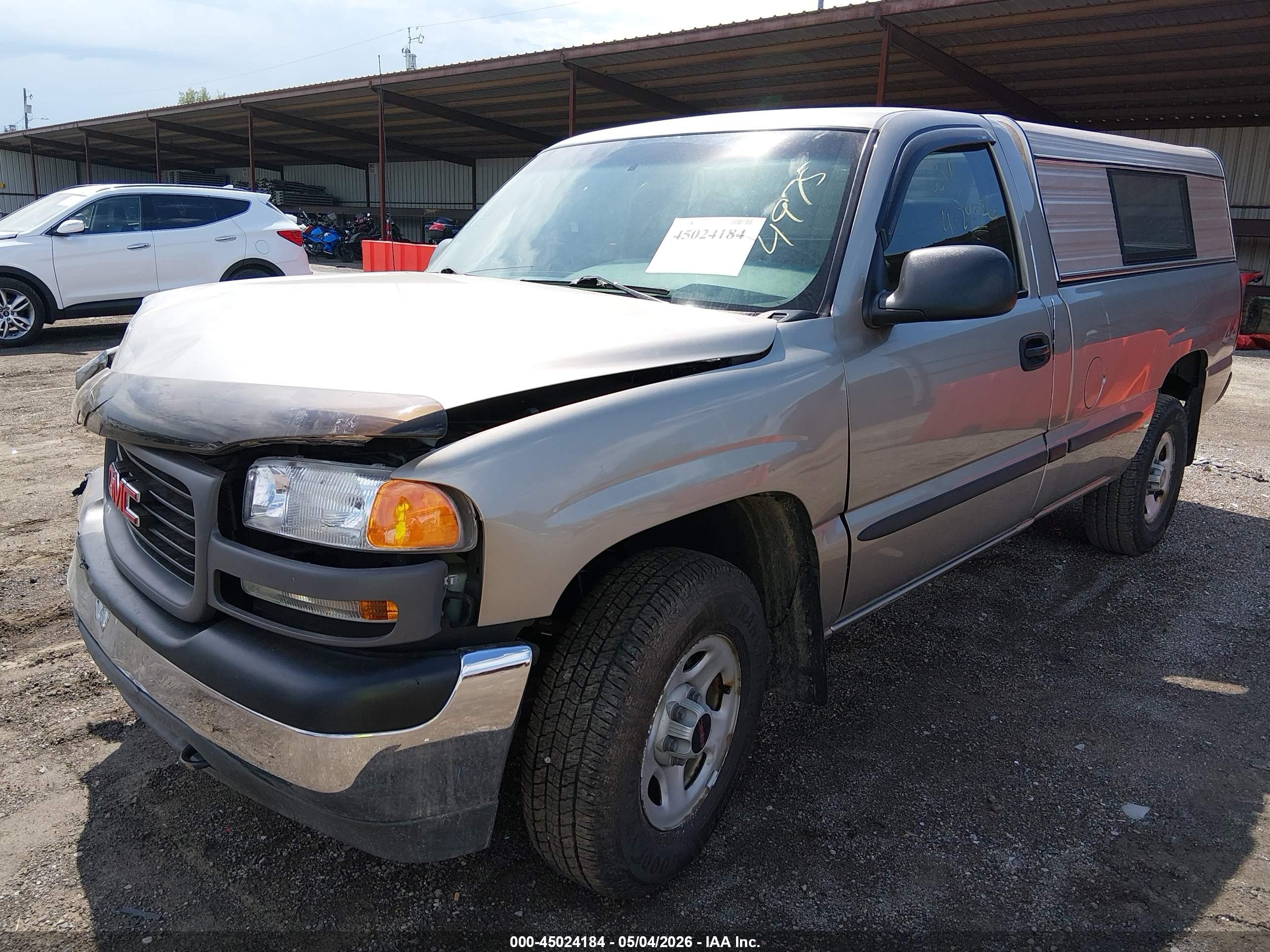 2002 Gmc Sierra 1500 Standard Серый vin: 1GTEK14W52Z344975