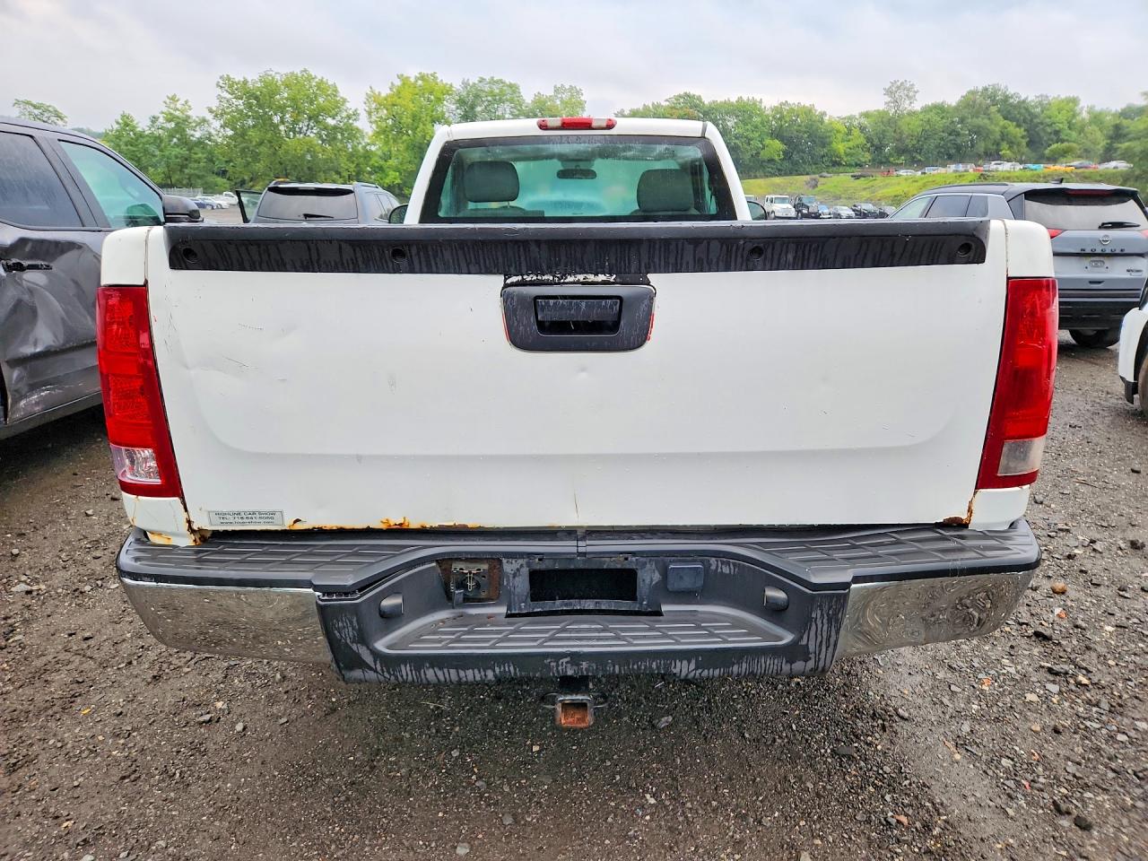 2008 Gmc Sierra K1500 White vin: 1GTEK14X08Z270981
