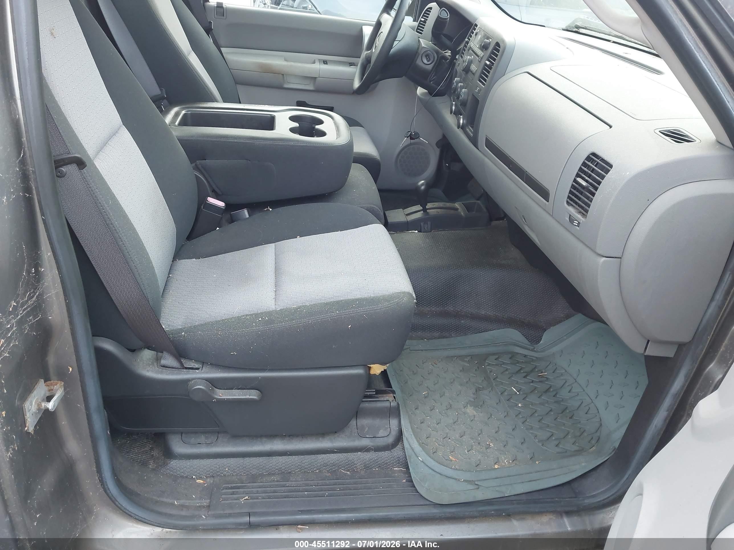 2008 Gmc Sierra 1500 Work Truck Gray vin: 1GTEK14X78Z168965