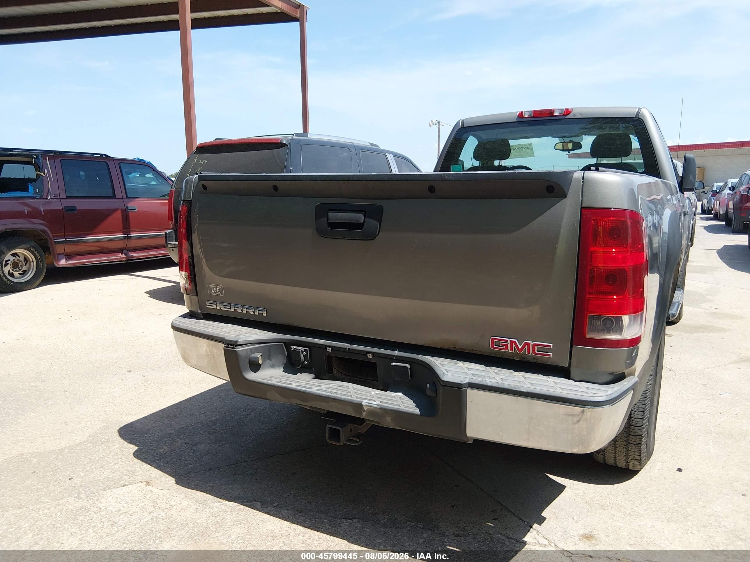 2009 Gmc Sierra 1500 Work Truck Gray vin: 1GTEK14X99Z156687