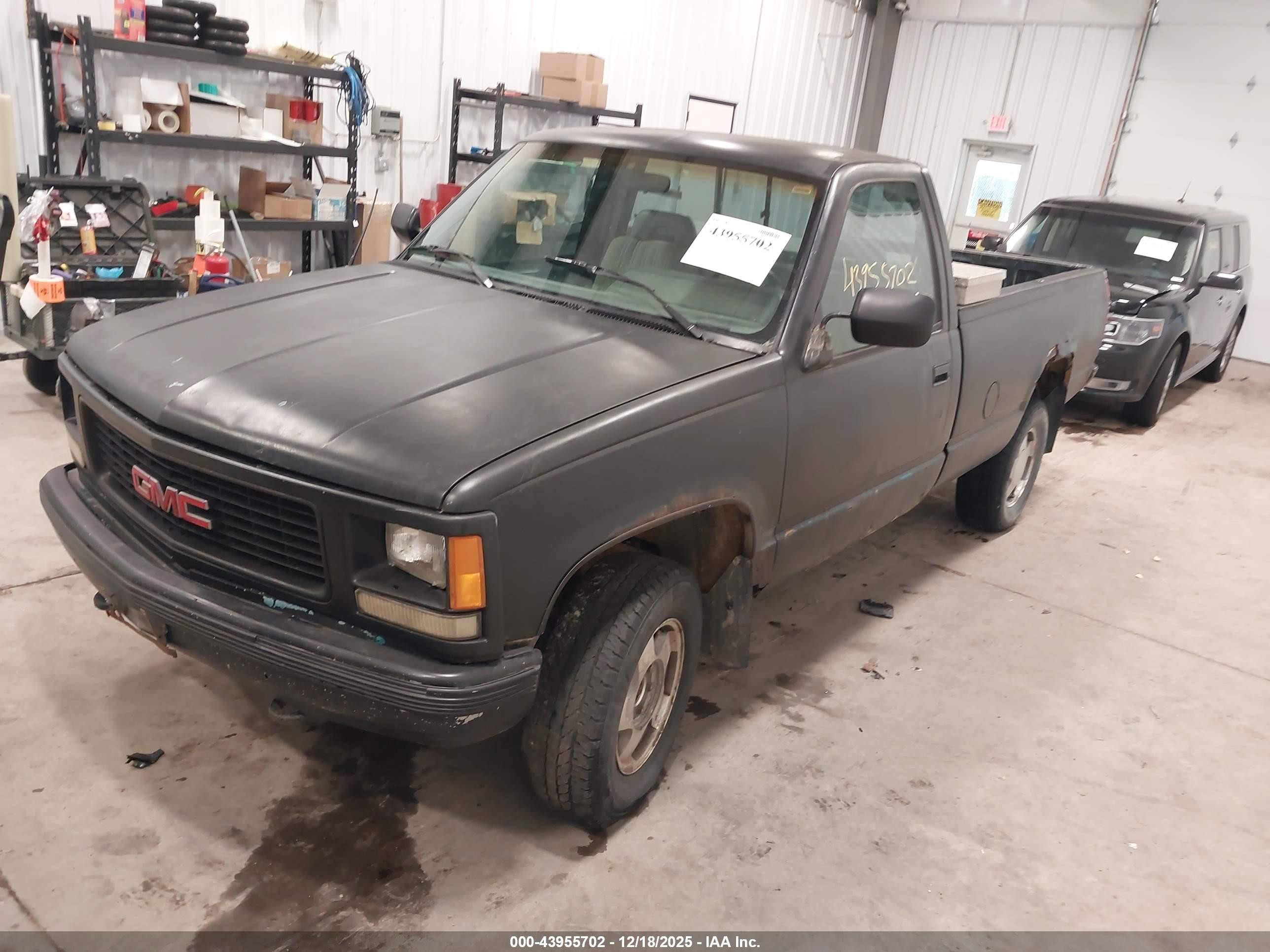 1994 Gmc Sierra K1500 Black vin: 1GTEK14Z3RZ503318