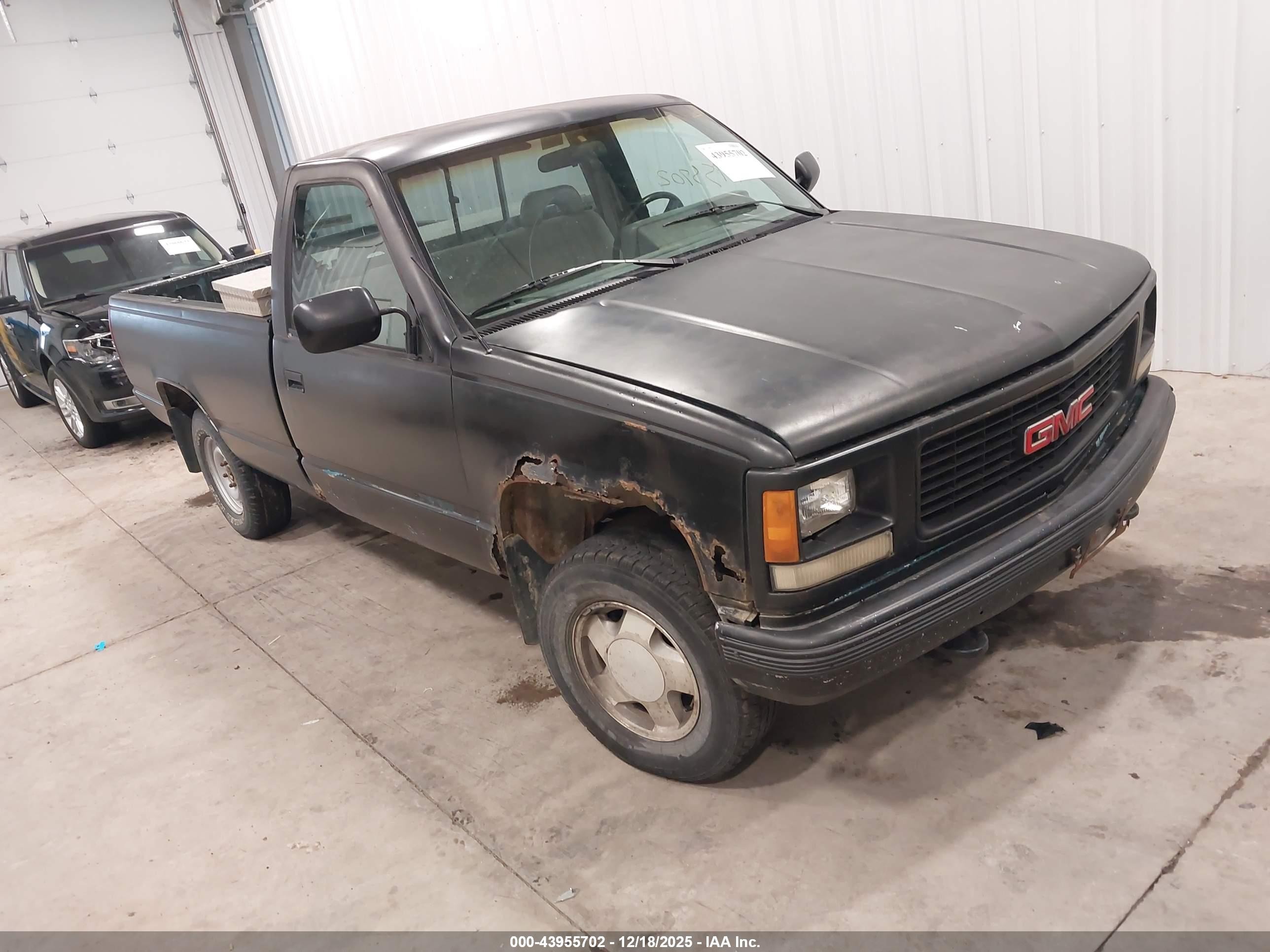 1994 Gmc Sierra K1500 Black vin: 1GTEK14Z3RZ503318