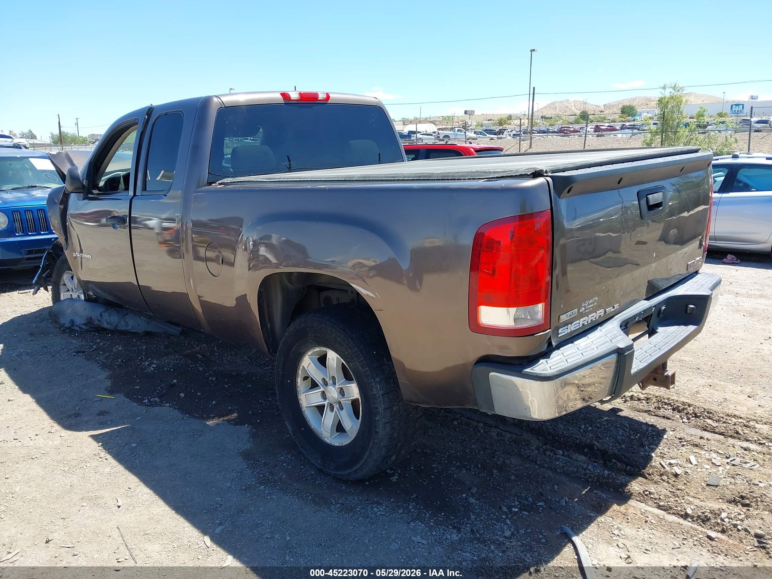 2007 Gmc Sierra 1500 Sle1 Серый vin: 1GTEK19017Z514258