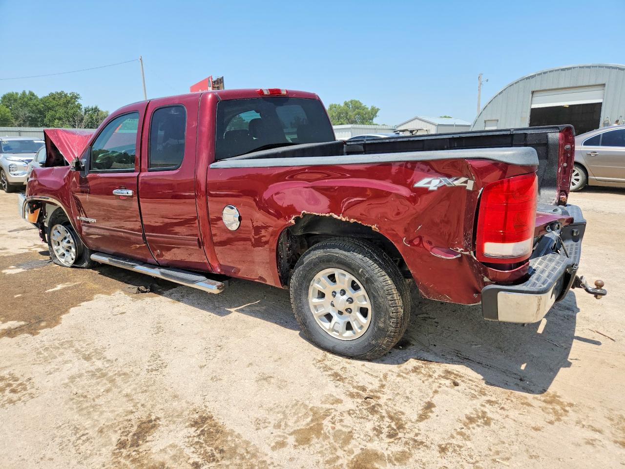2008 Gmc Sierra K1500 Maroon vin: 1GTEK19038Z234617