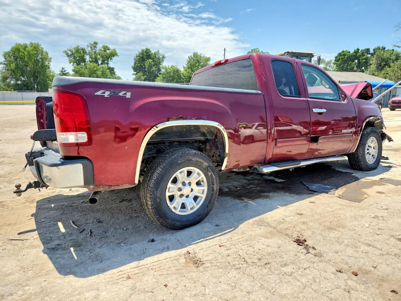 2008 Gmc Sierra K1500 Maroon vin: 1GTEK19038Z234617