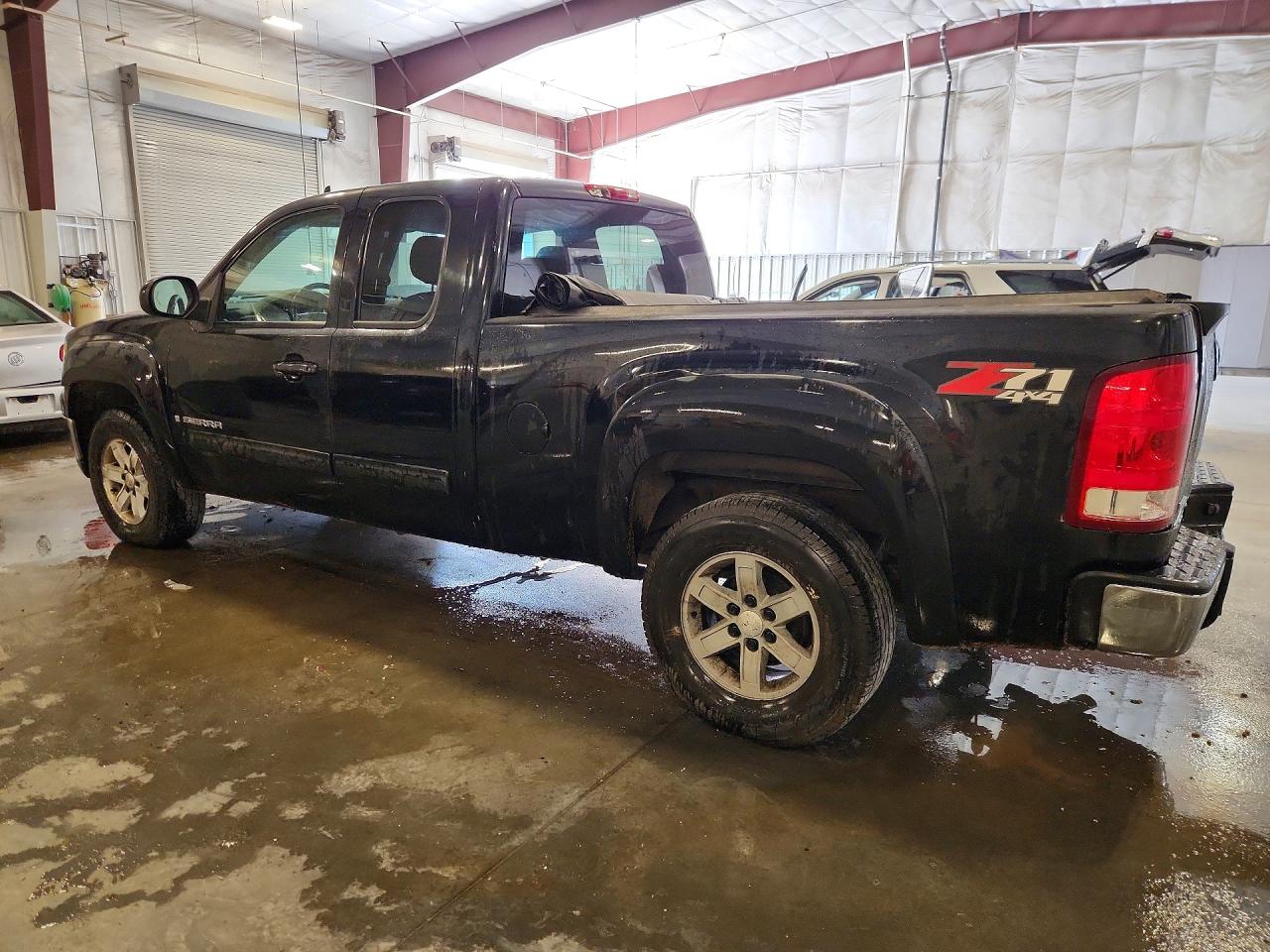 2008 Gmc Sierra K1500 Black vin: 1GTEK19068Z210876