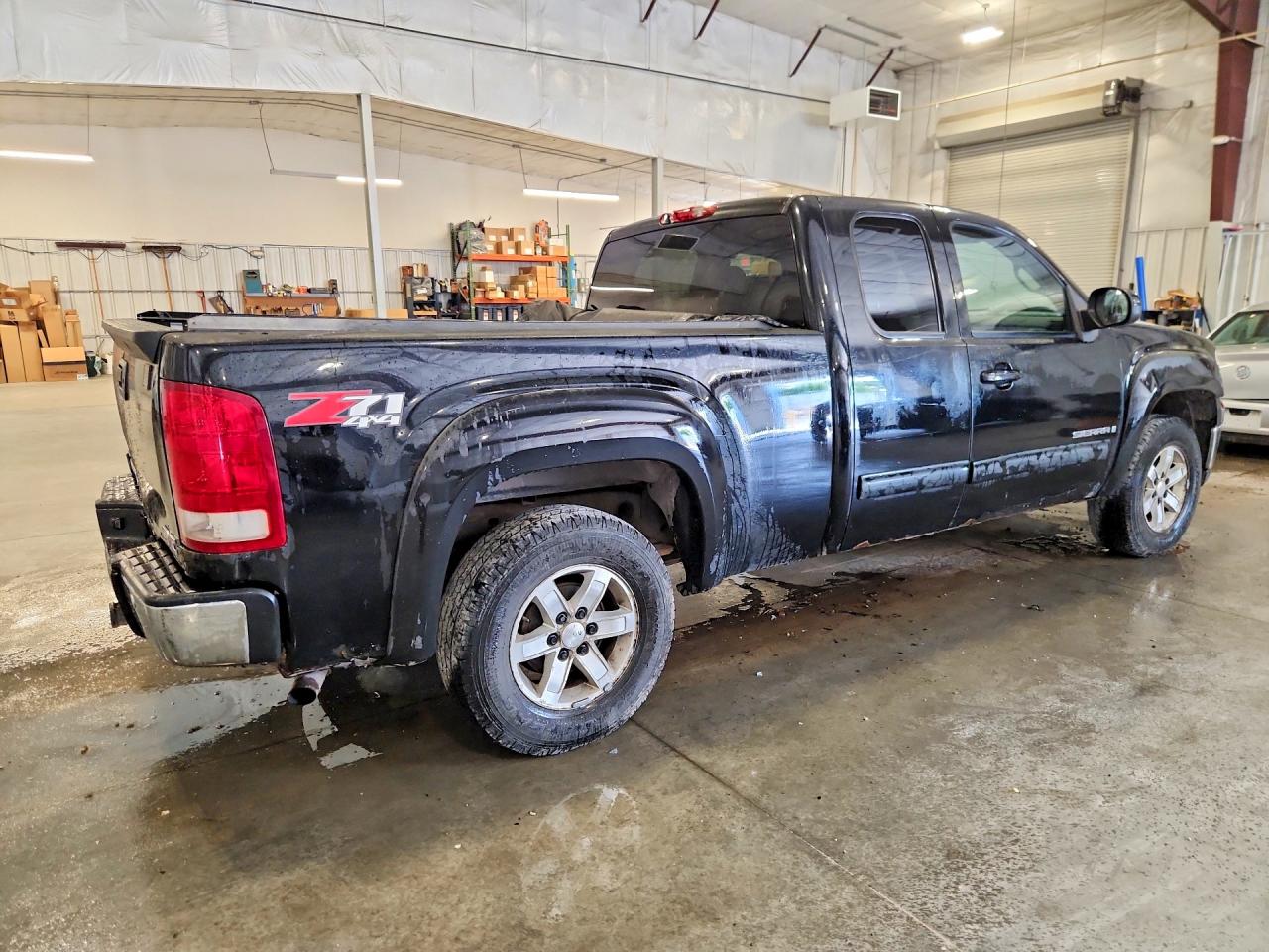 2008 Gmc Sierra K1500 Black vin: 1GTEK19068Z210876