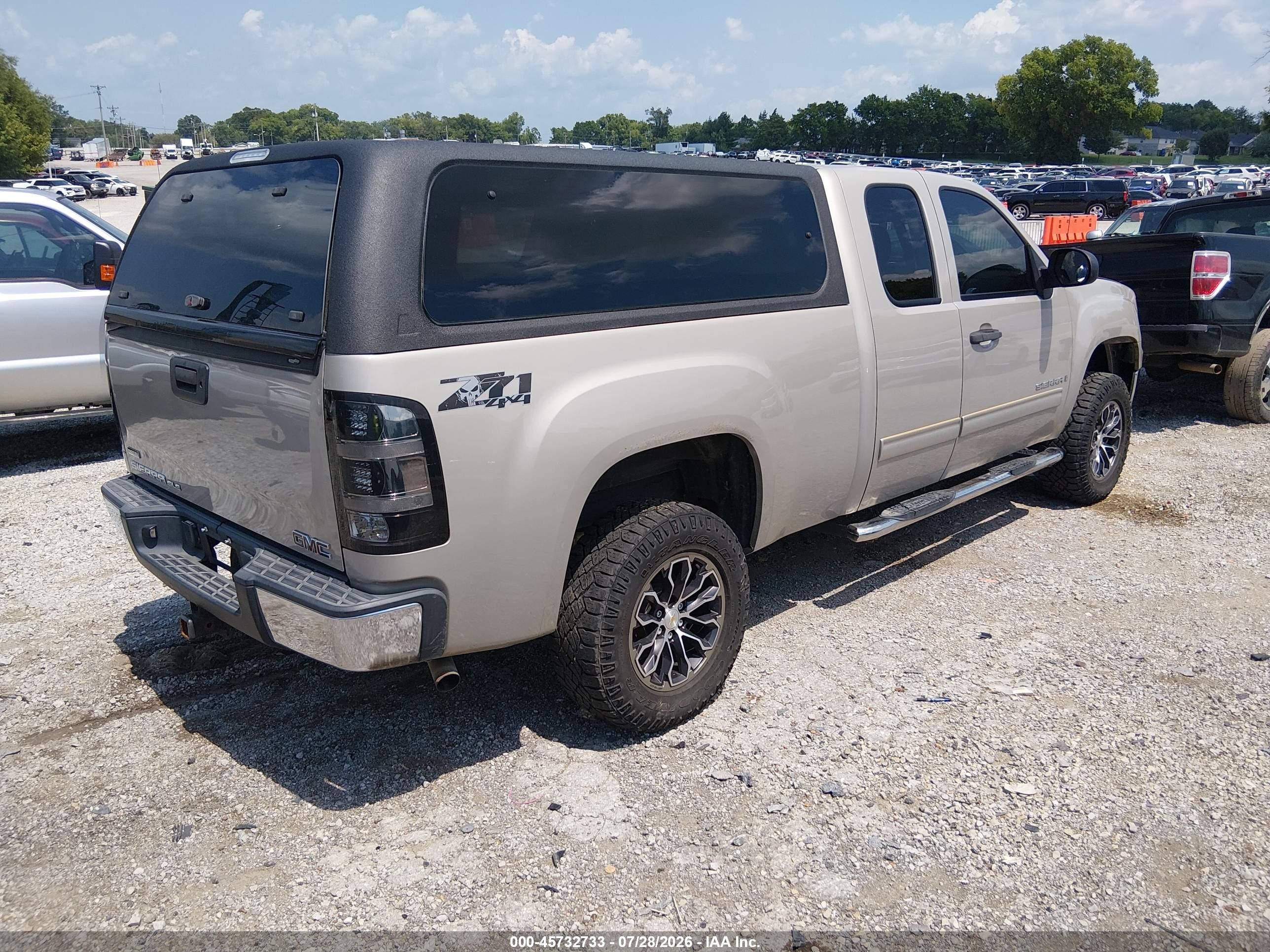 2008 Gmc Sierra 1500 Sle1 Tan vin: 1GTEK19078Z160487