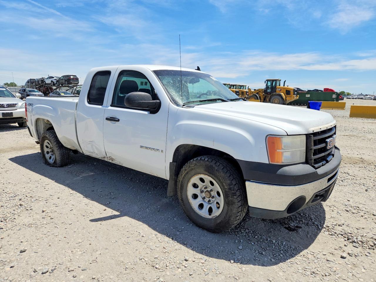 2009 Gmc Sierra K1500 White vin: 1GTEK19079Z170079