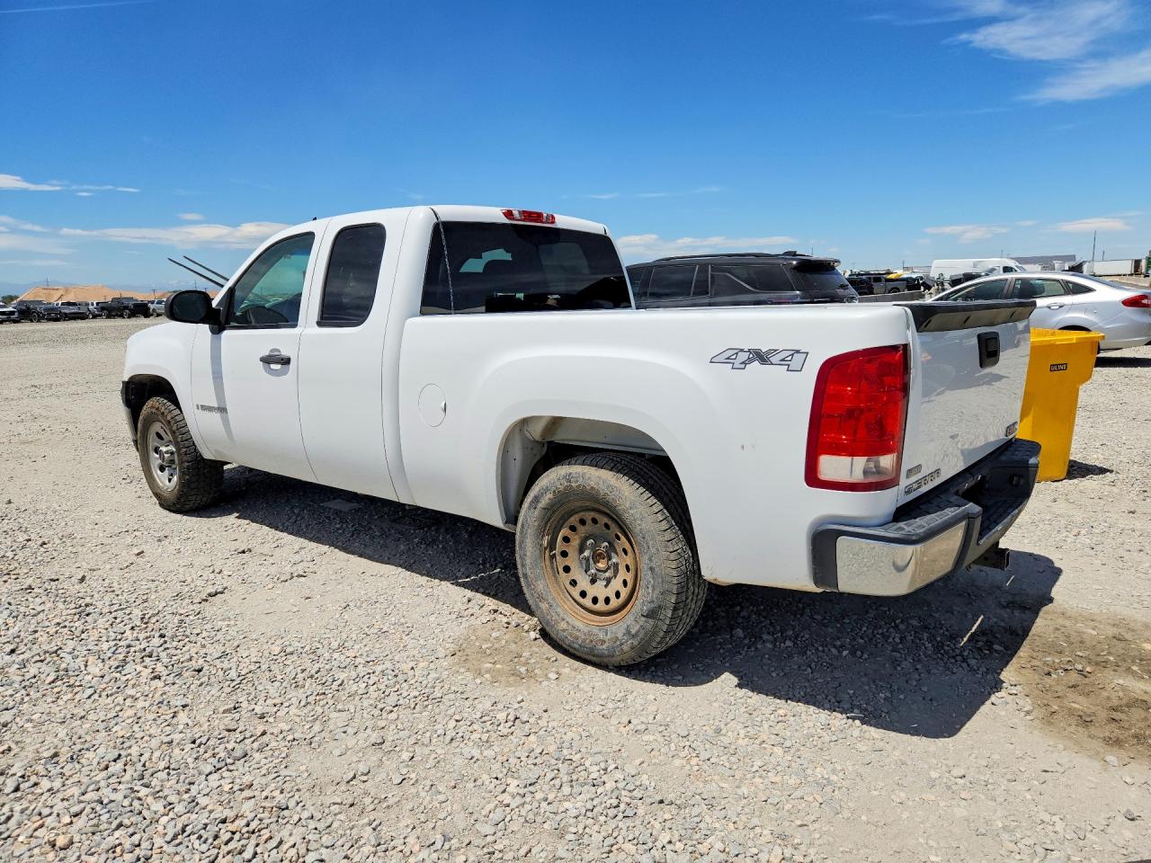 2009 Gmc Sierra K1500 White vin: 1GTEK19079Z170079