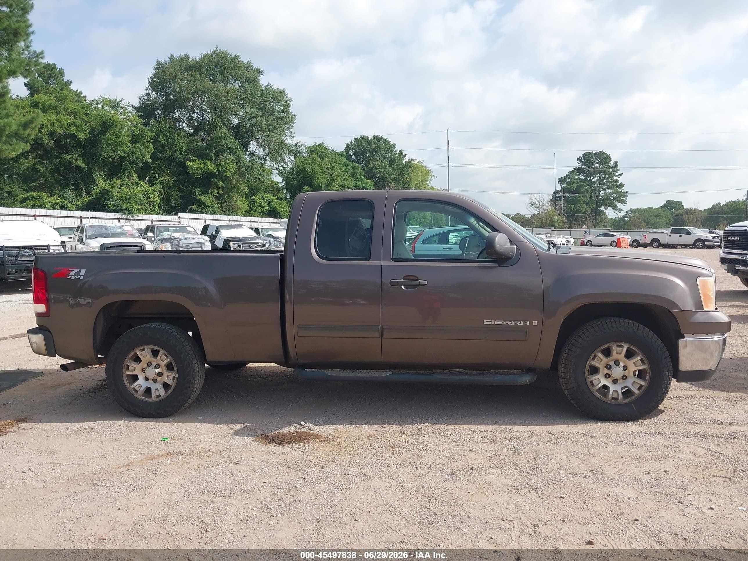 2008 Gmc Sierra 1500 Sle1 Серый vin: 1GTEK19088Z112075