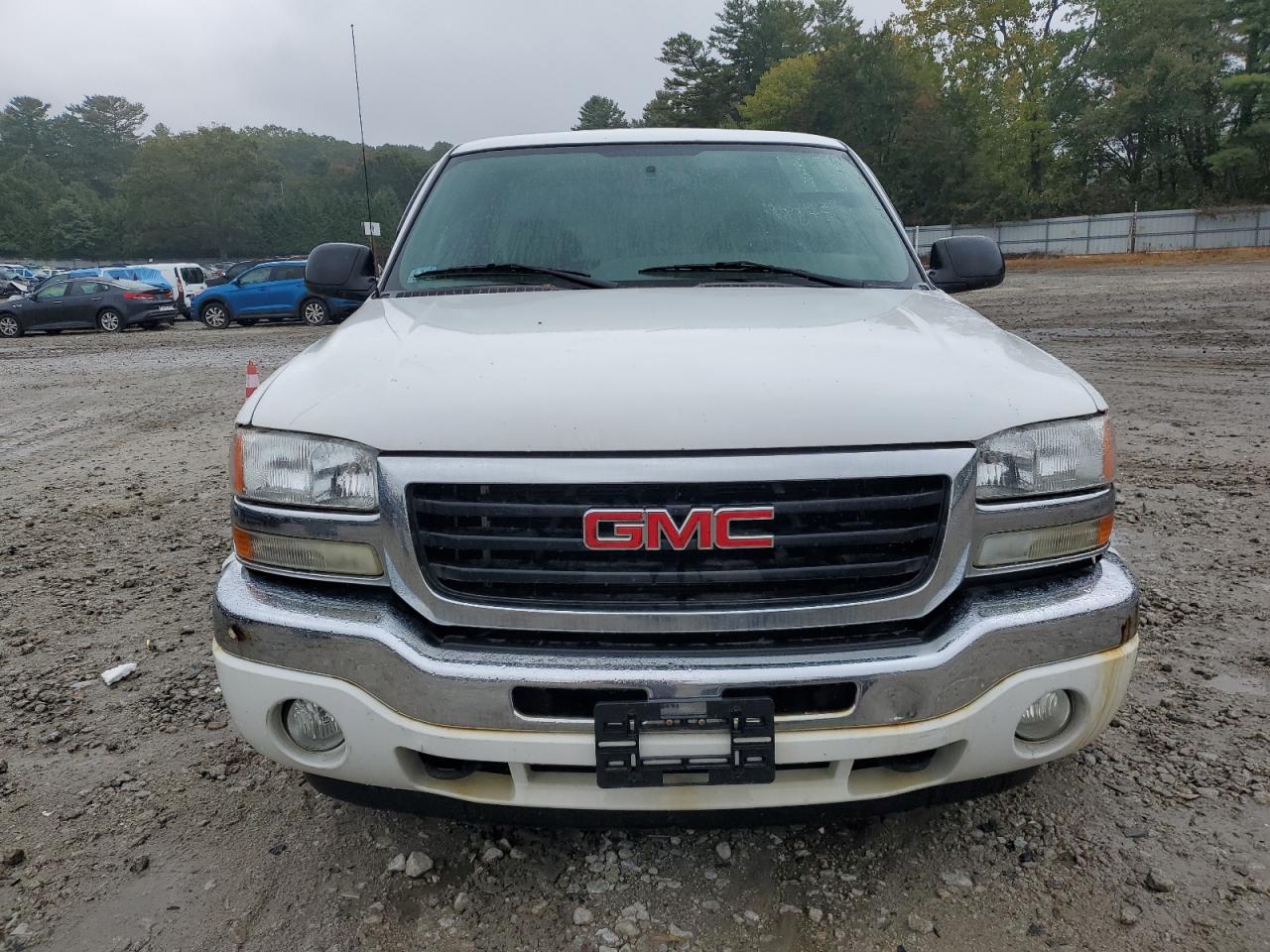 2006 Gmc New Sierra K1500 White vin: 1GTEK19B06Z262924