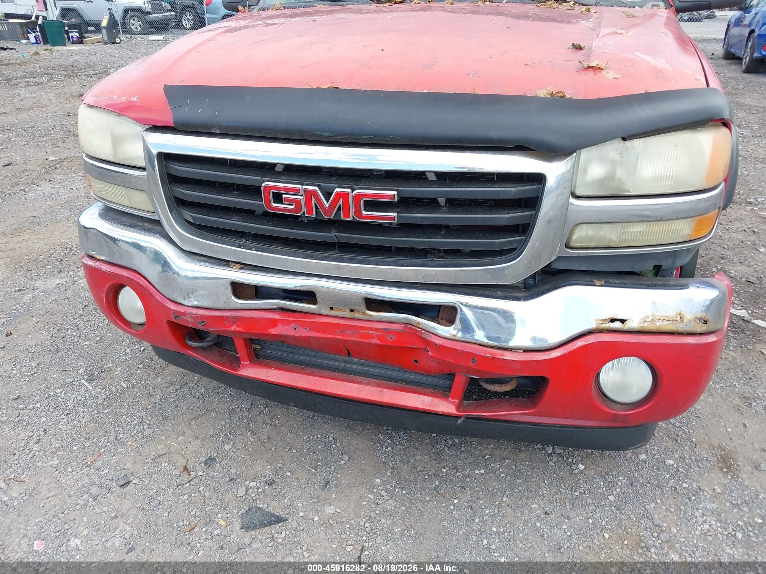 2007 Gmc Sierra 1500 Classic Sle1 Красный vin: 1GTEK19B27E184834