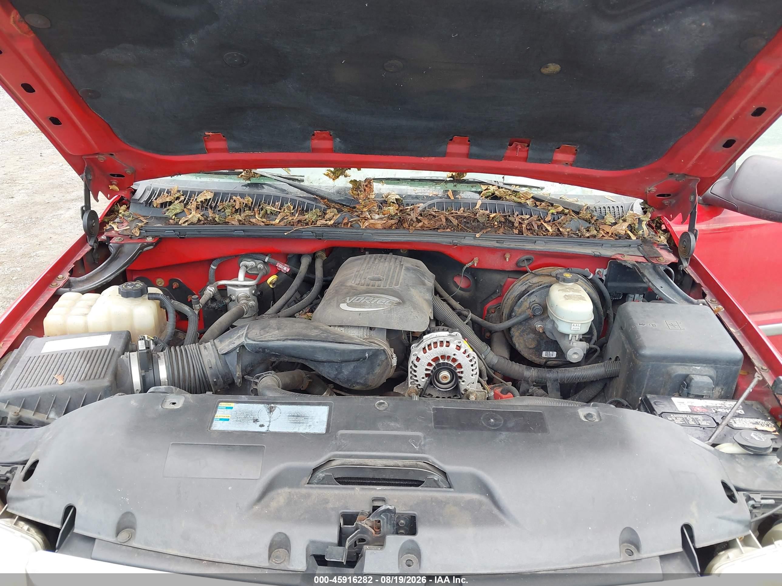 2007 Gmc Sierra 1500 Classic Sle1 Красный vin: 1GTEK19B27E184834