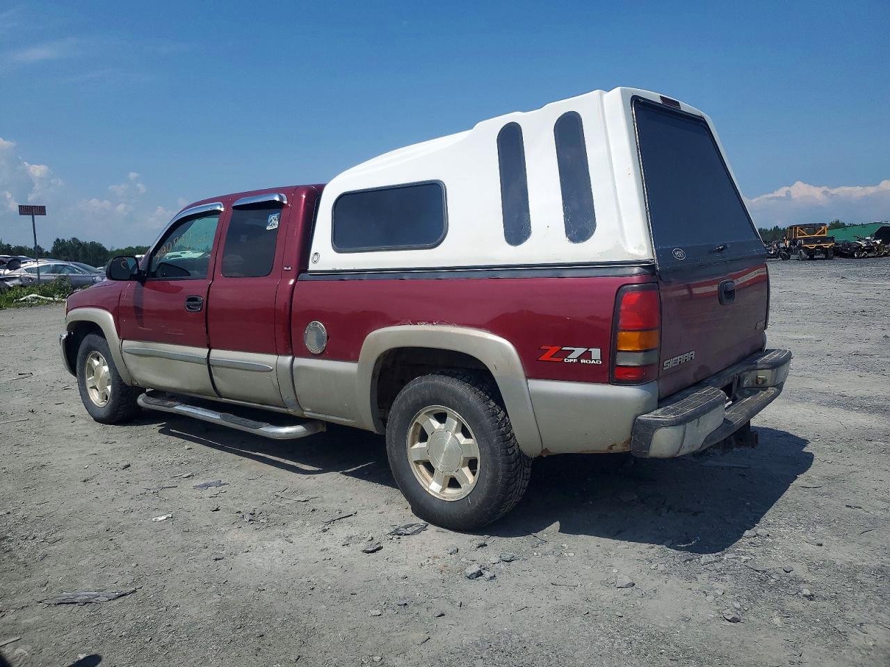 2005 Gmc New Sierra K1500 Burgundy vin: 1GTEK19B55Z296744