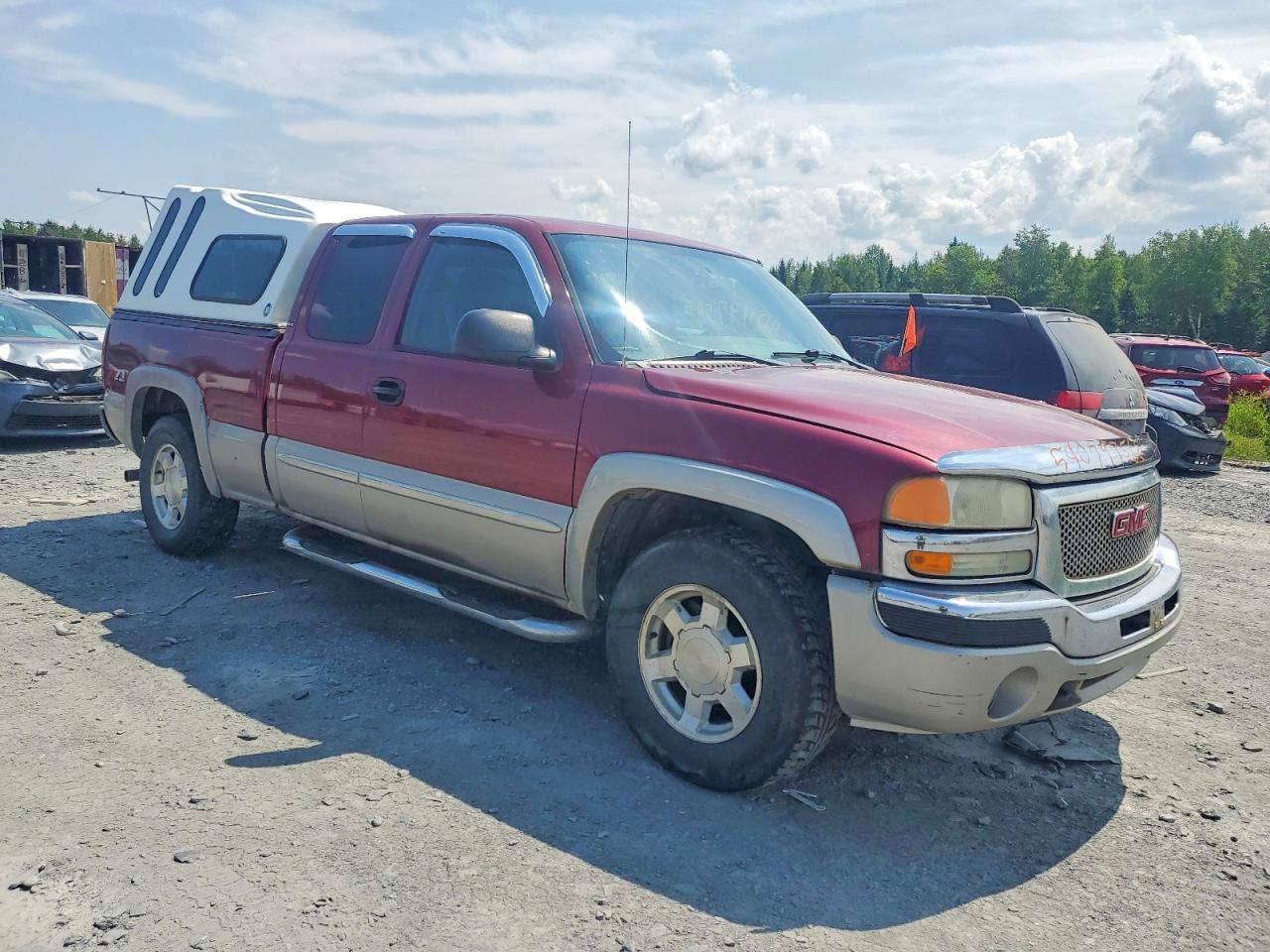 2005 Gmc New Sierra K1500 Burgundy vin: 1GTEK19B55Z296744