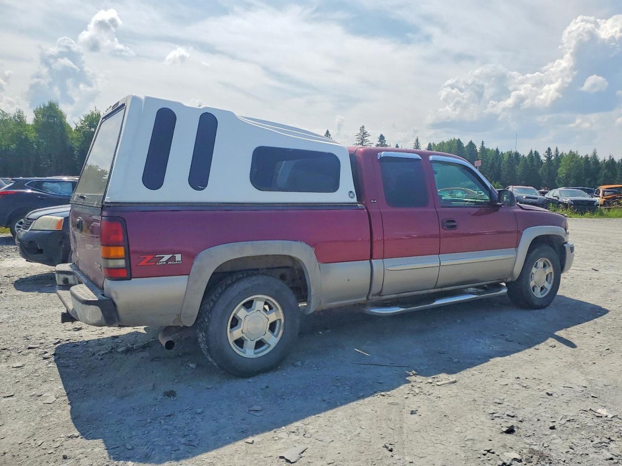 2005 Gmc New Sierra K1500 Burgundy vin: 1GTEK19B55Z296744