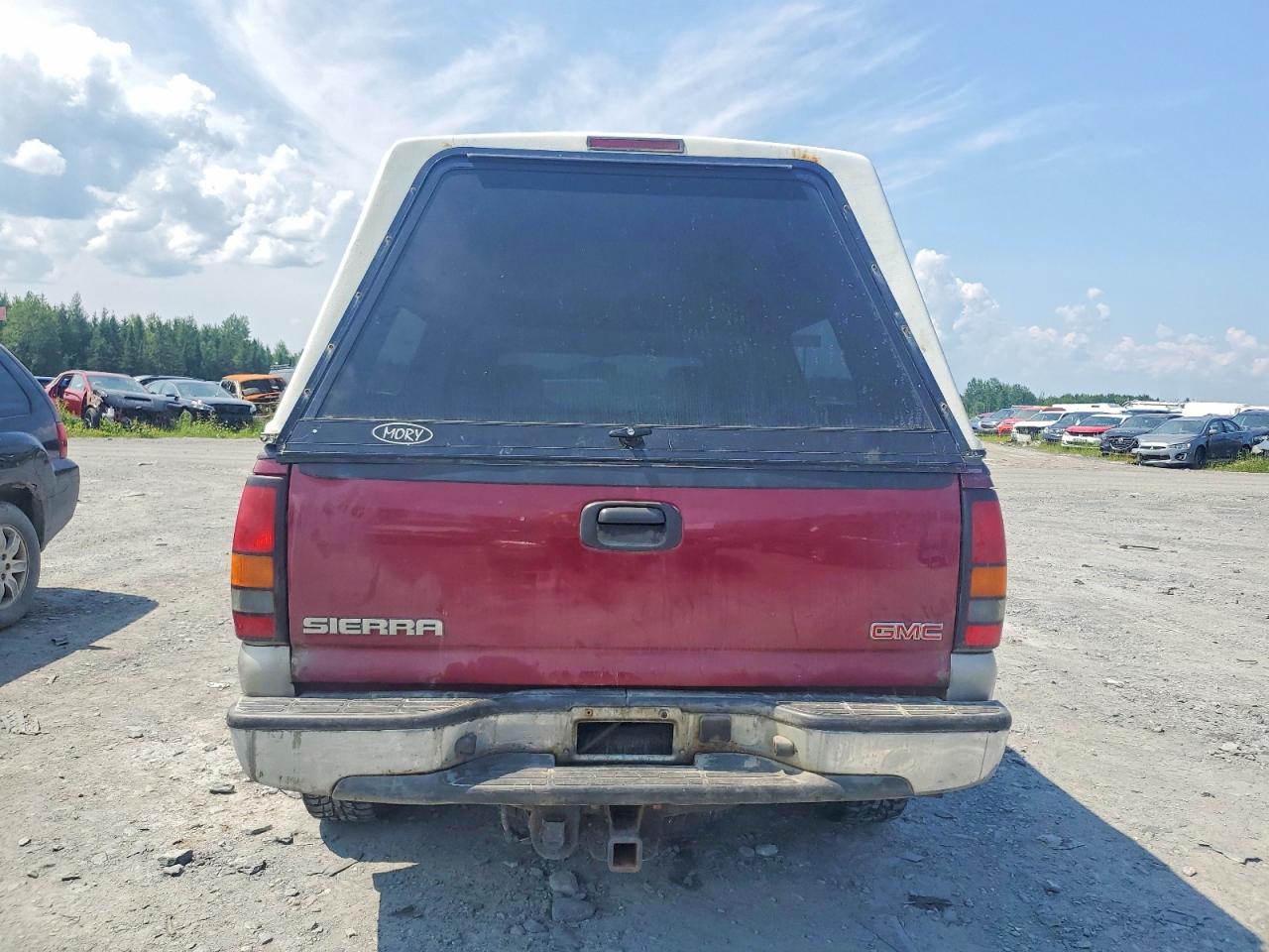 2005 Gmc New Sierra K1500 Burgundy vin: 1GTEK19B55Z296744