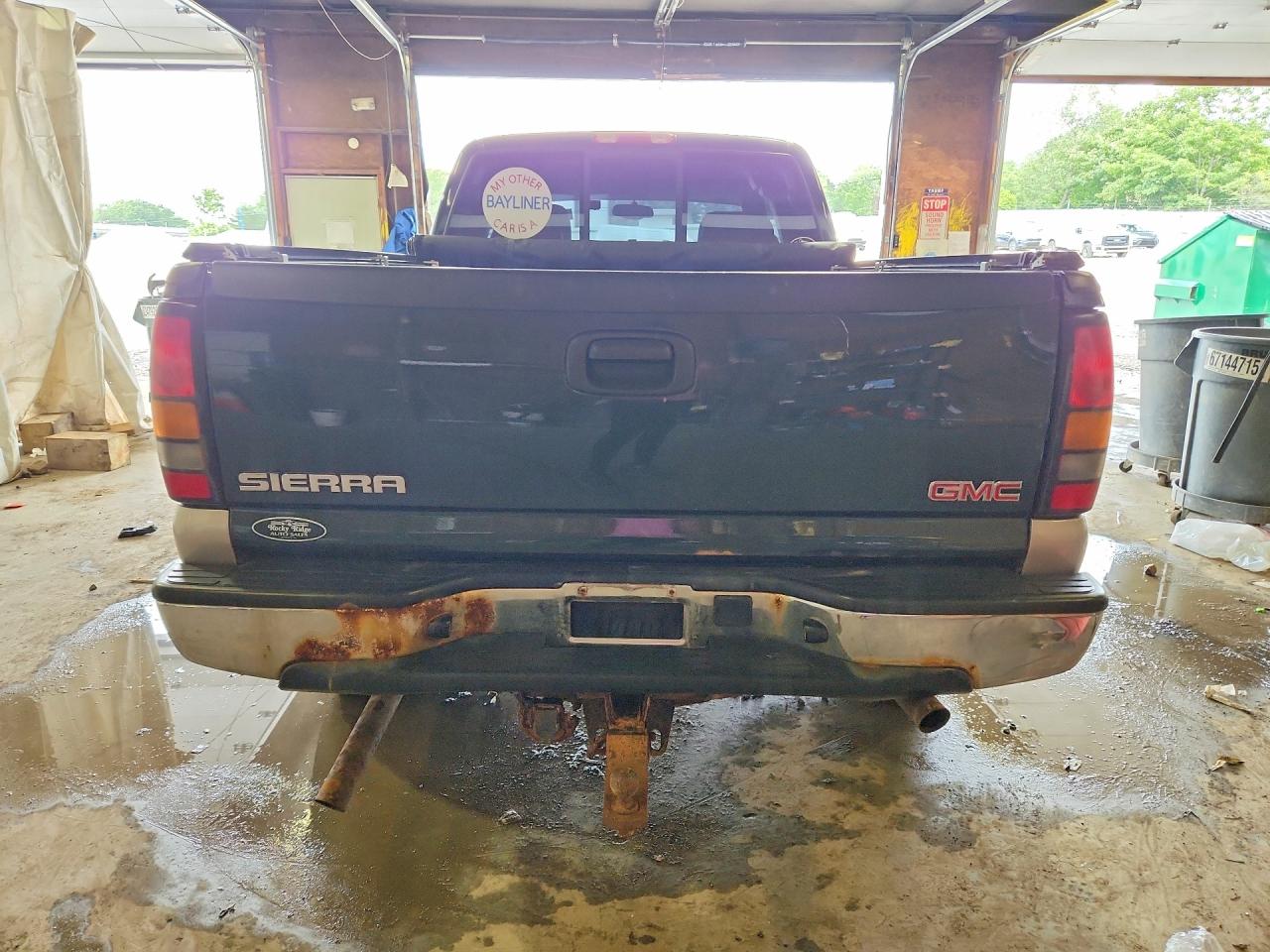 2005 Gmc New Sierra K1500 Green vin: 1GTEK19B65Z264935