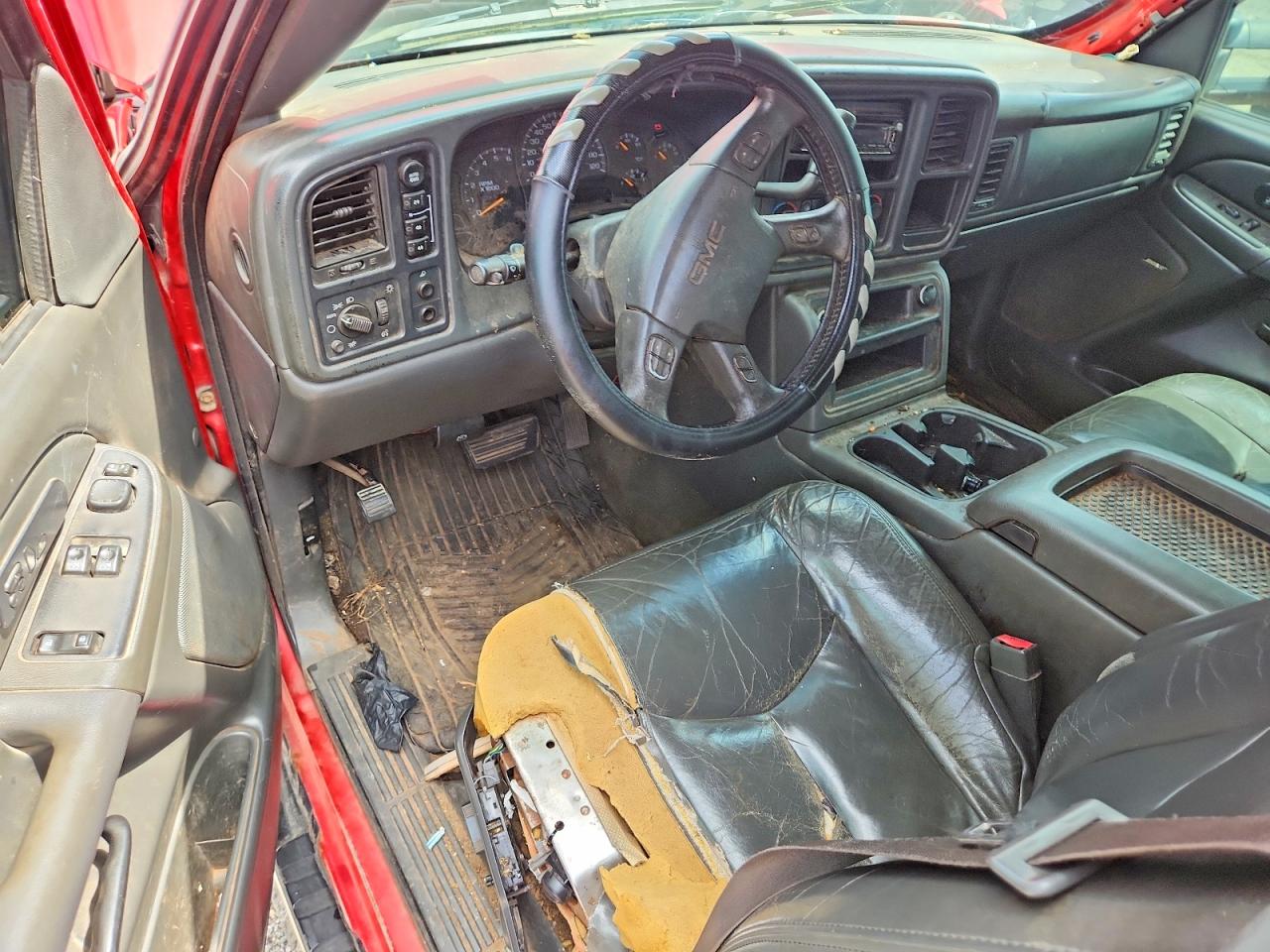 2006 Gmc New Sierra K1500 Red vin: 1GTEK19B66Z232875