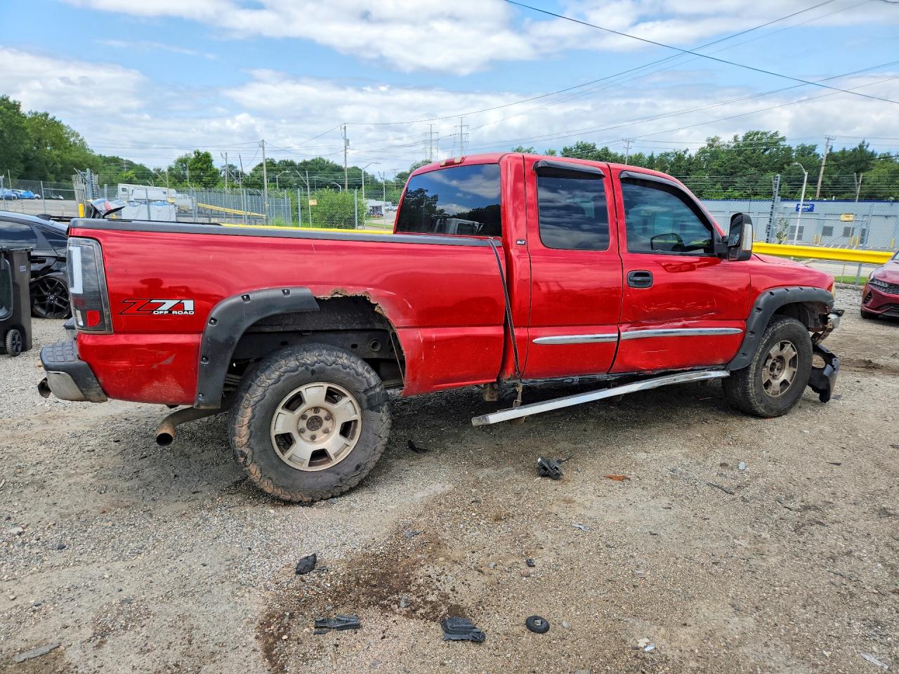 2006 Gmc New Sierra K1500 Red vin: 1GTEK19B66Z232875