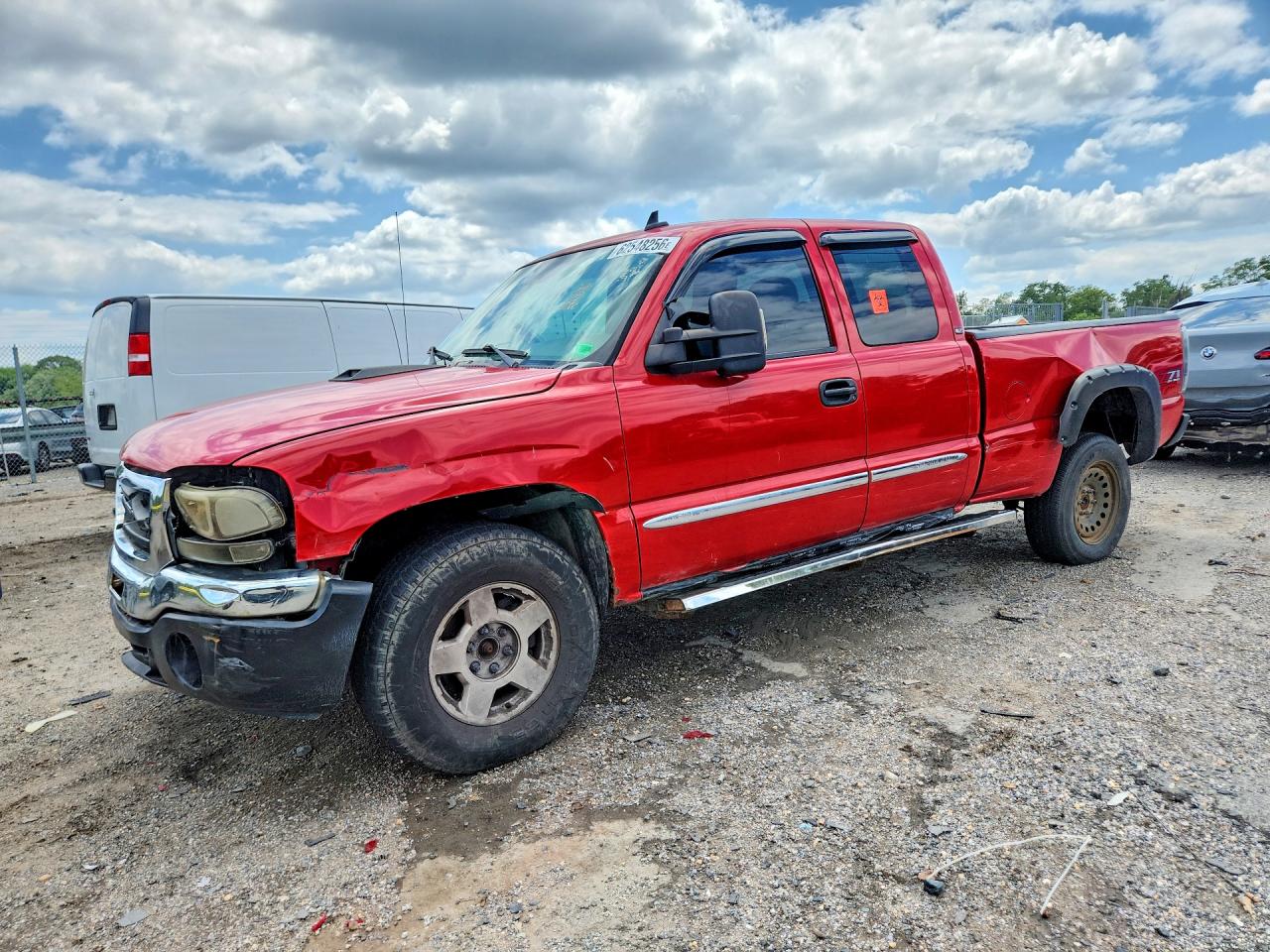 2006 Gmc New Sierra K1500 Red vin: 1GTEK19B66Z232875