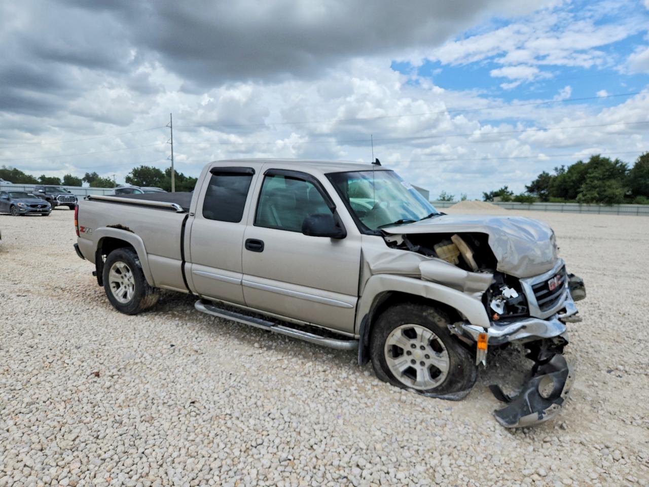 2006 Gmc Sierra K1500 Gray vin: 1GTEK19B86Z175076