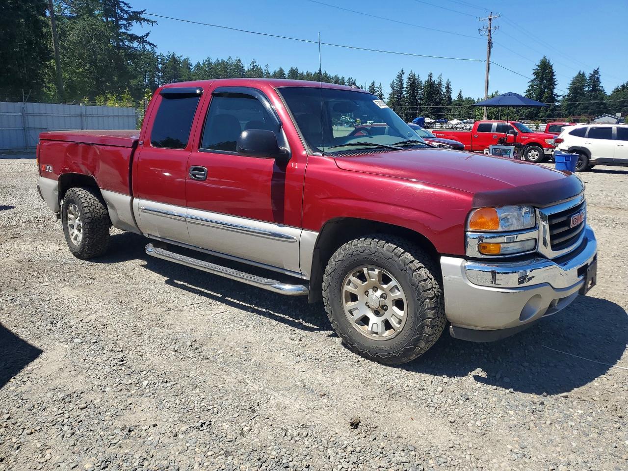 2005 Gmc New Sierra K1500 Burgundy vin: 1GTEK19B95Z270633