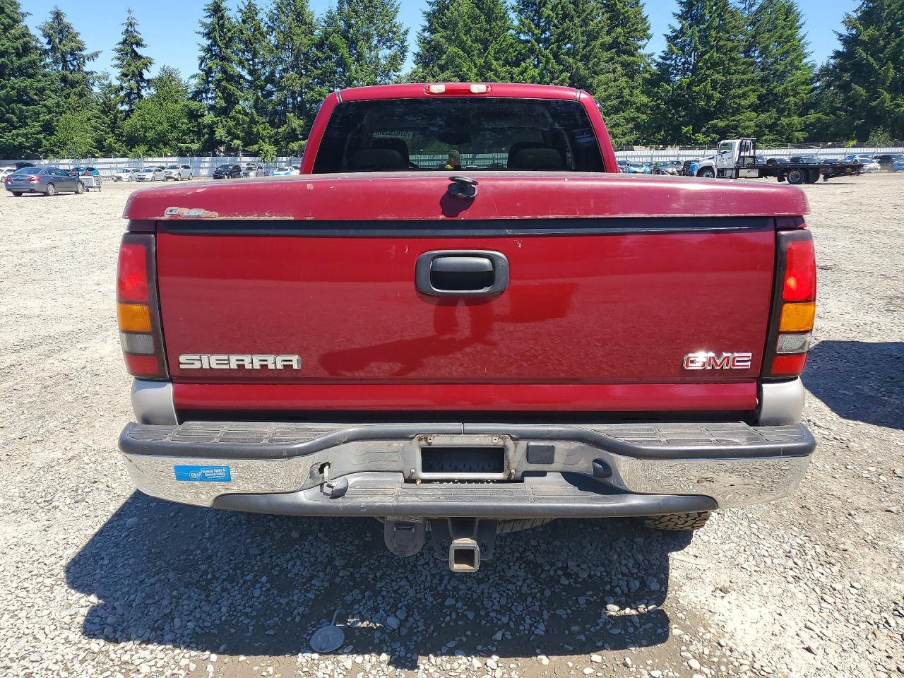 2005 Gmc New Sierra K1500 Burgundy vin: 1GTEK19B95Z270633
