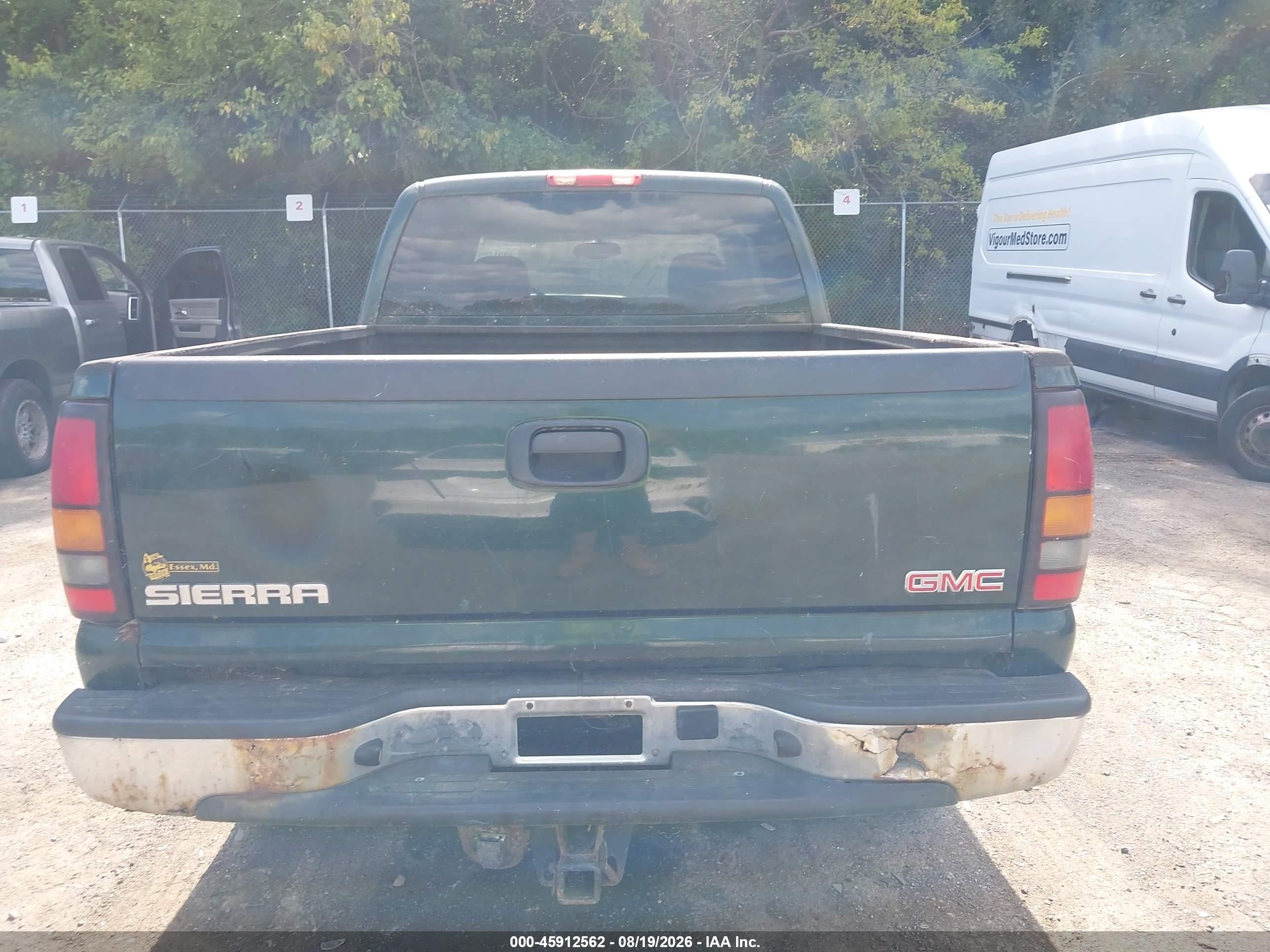 2005 Gmc Sierra 1500 Slt Green vin: 1GTEK19BX5E341832