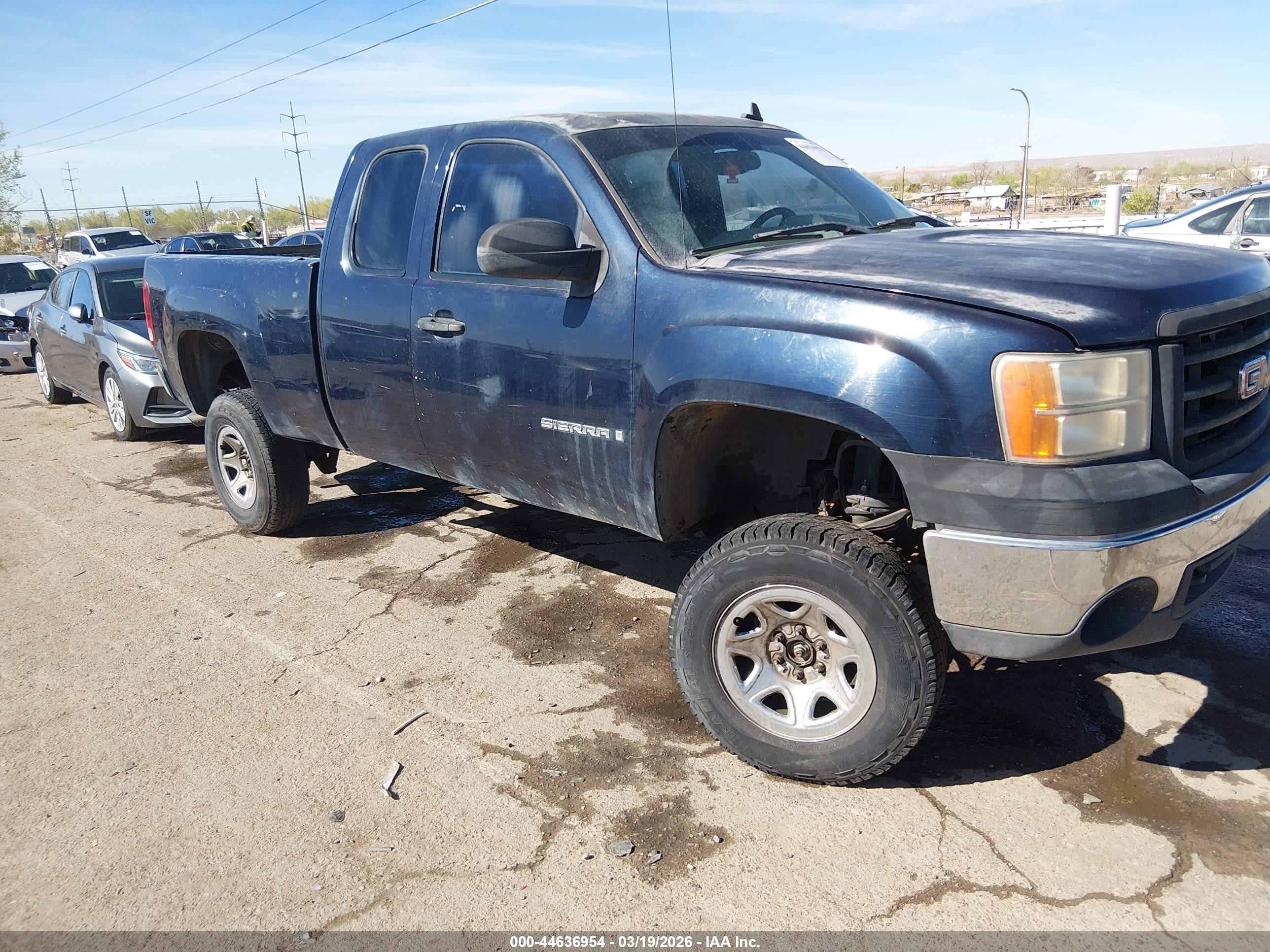 2008 Gmc Sierra 1500 Work Truck Синий vin: 1GTEK19C18Z201755