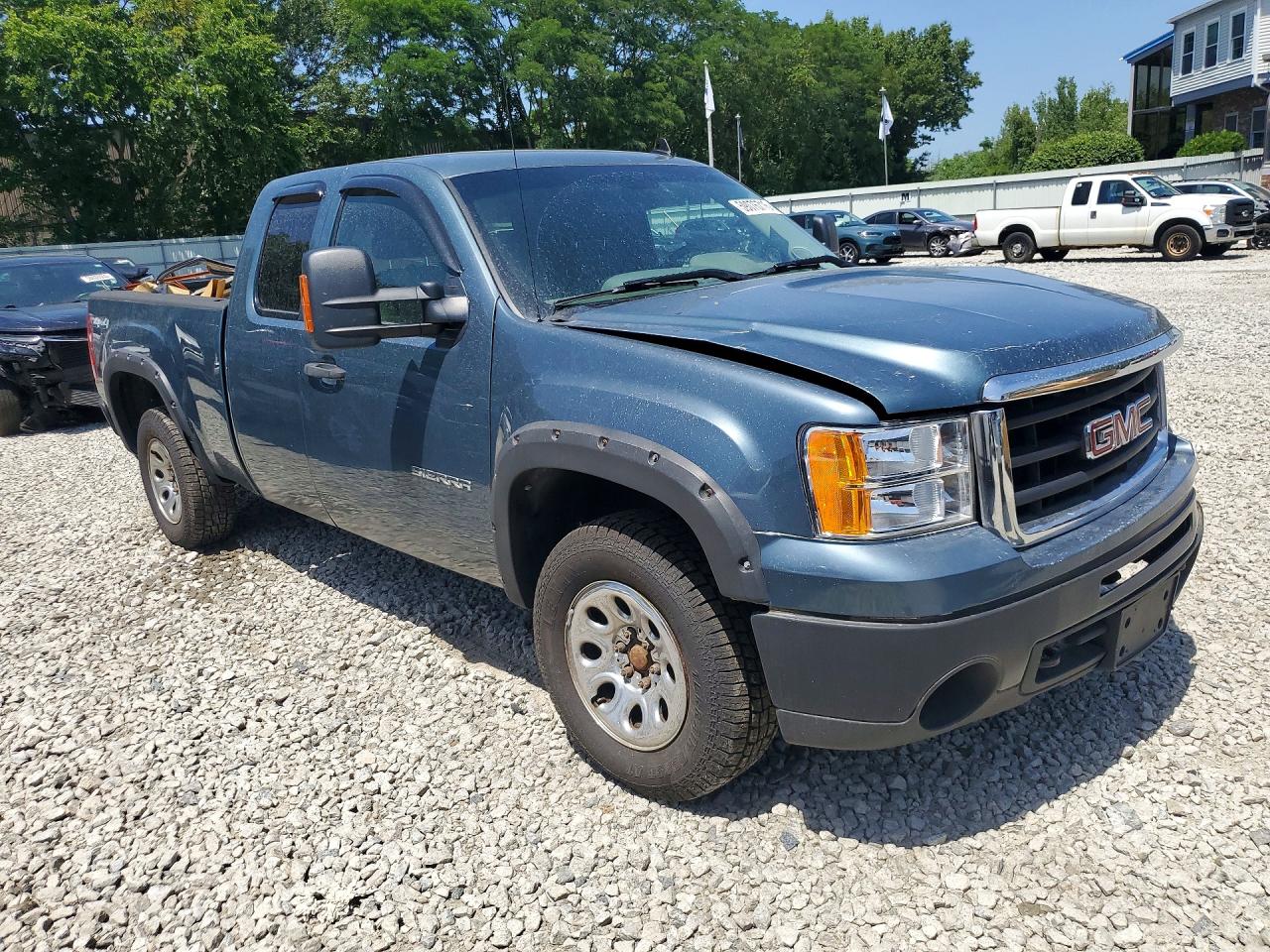 2009 Gmc Sierra K1500 Blue vin: 1GTEK19C29Z280421