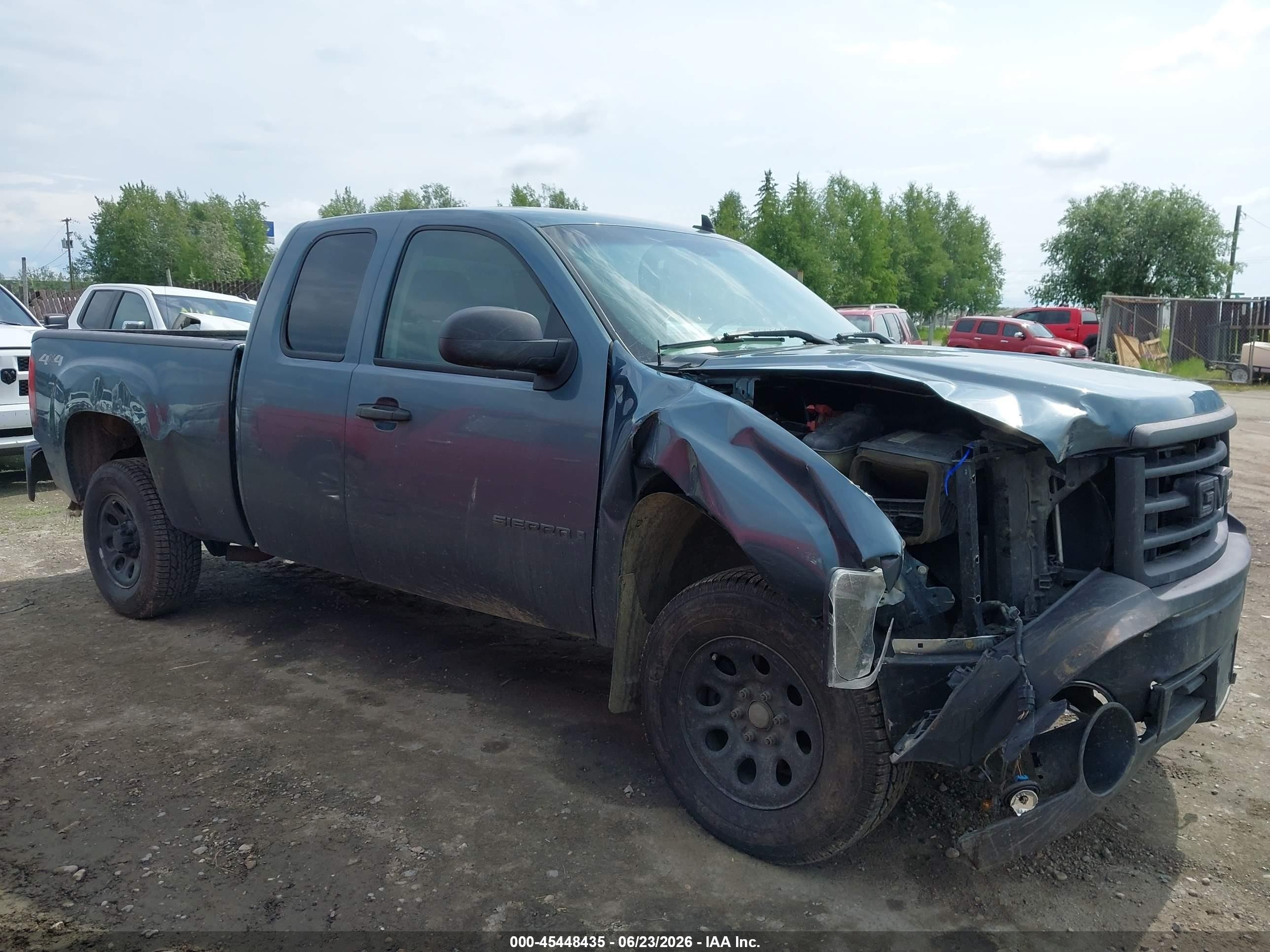 2007 Gmc Sierra 1500 Work Truck Green vin: 1GTEK19C37Z609284
