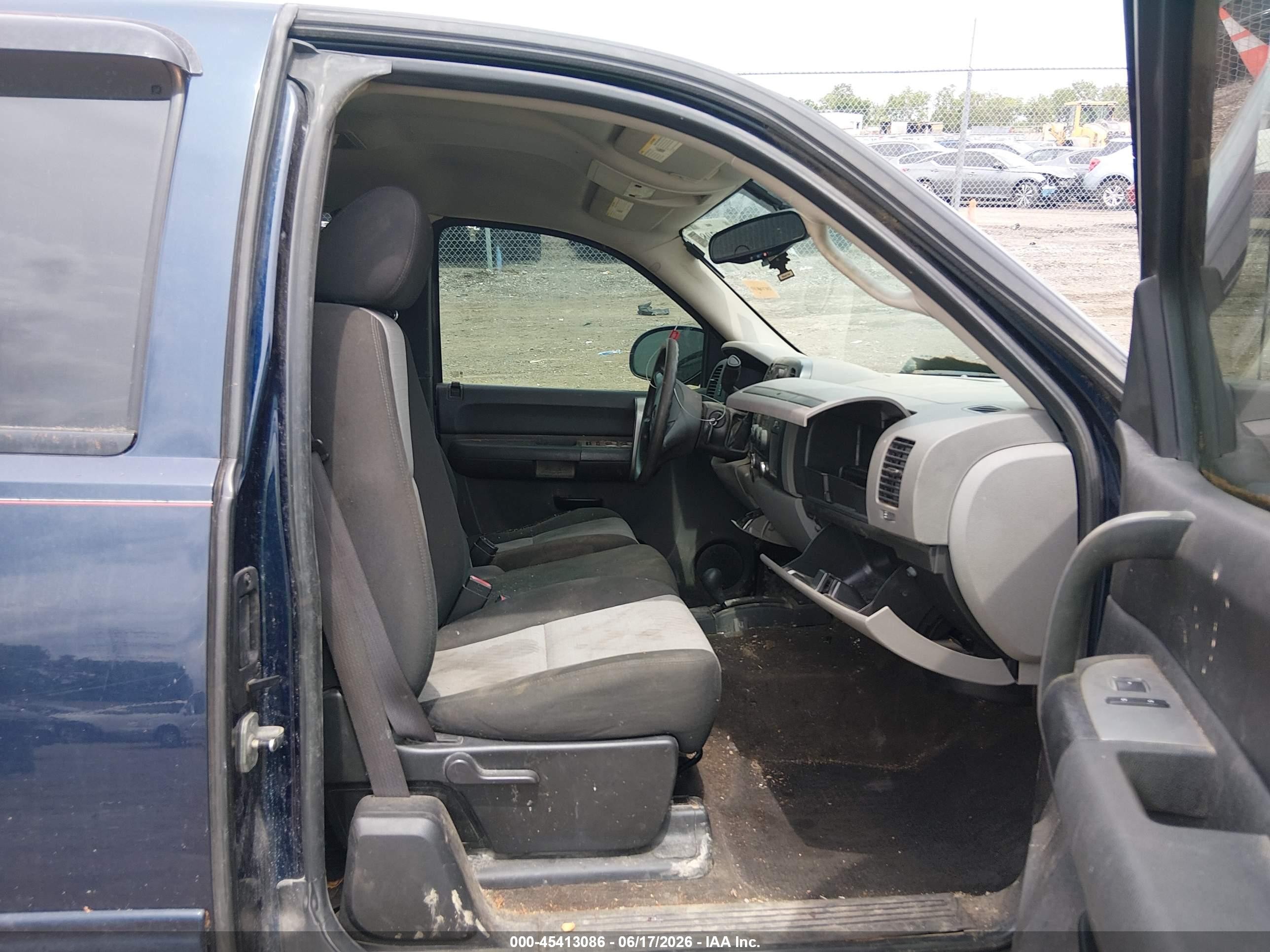 2009 Gmc Sierra 1500 Sl/work Truck Dark Blue vin: 1GTEK19C39Z107779