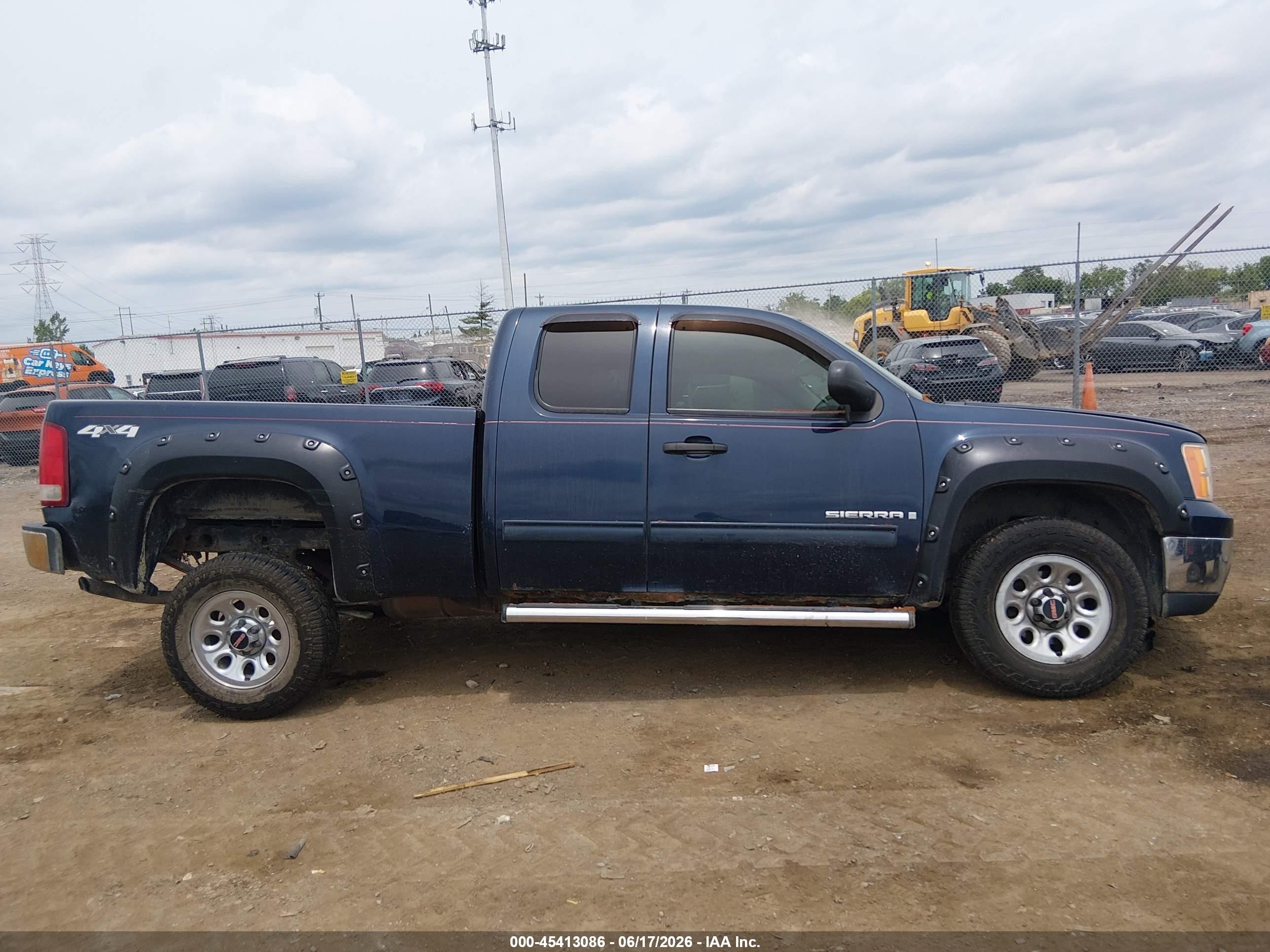 2009 Gmc Sierra 1500 Sl/work Truck Dark Blue vin: 1GTEK19C39Z107779