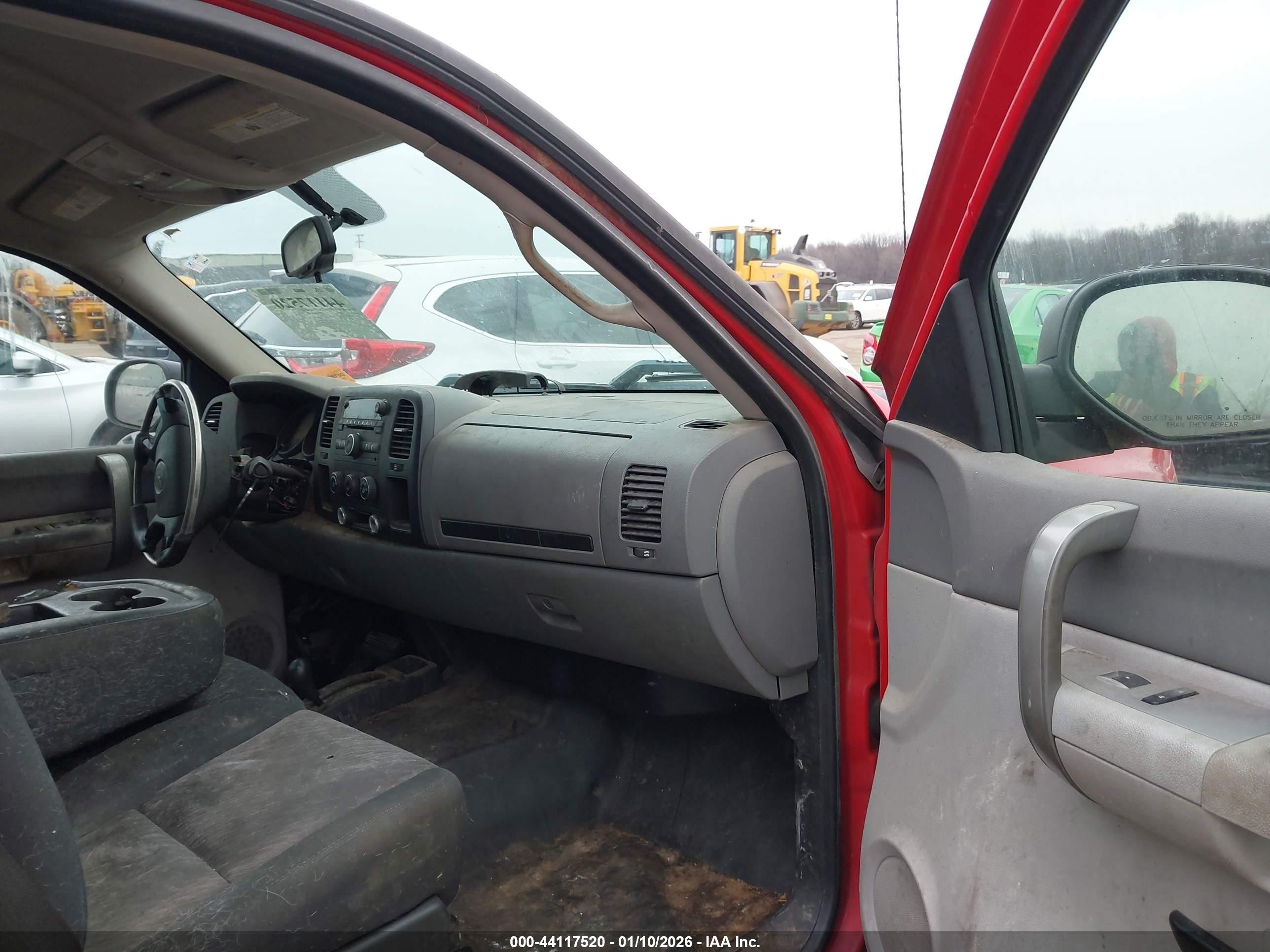 2007 Gmc Sierra 1500 Work Truck Red vin: 1GTEK19C67Z648922