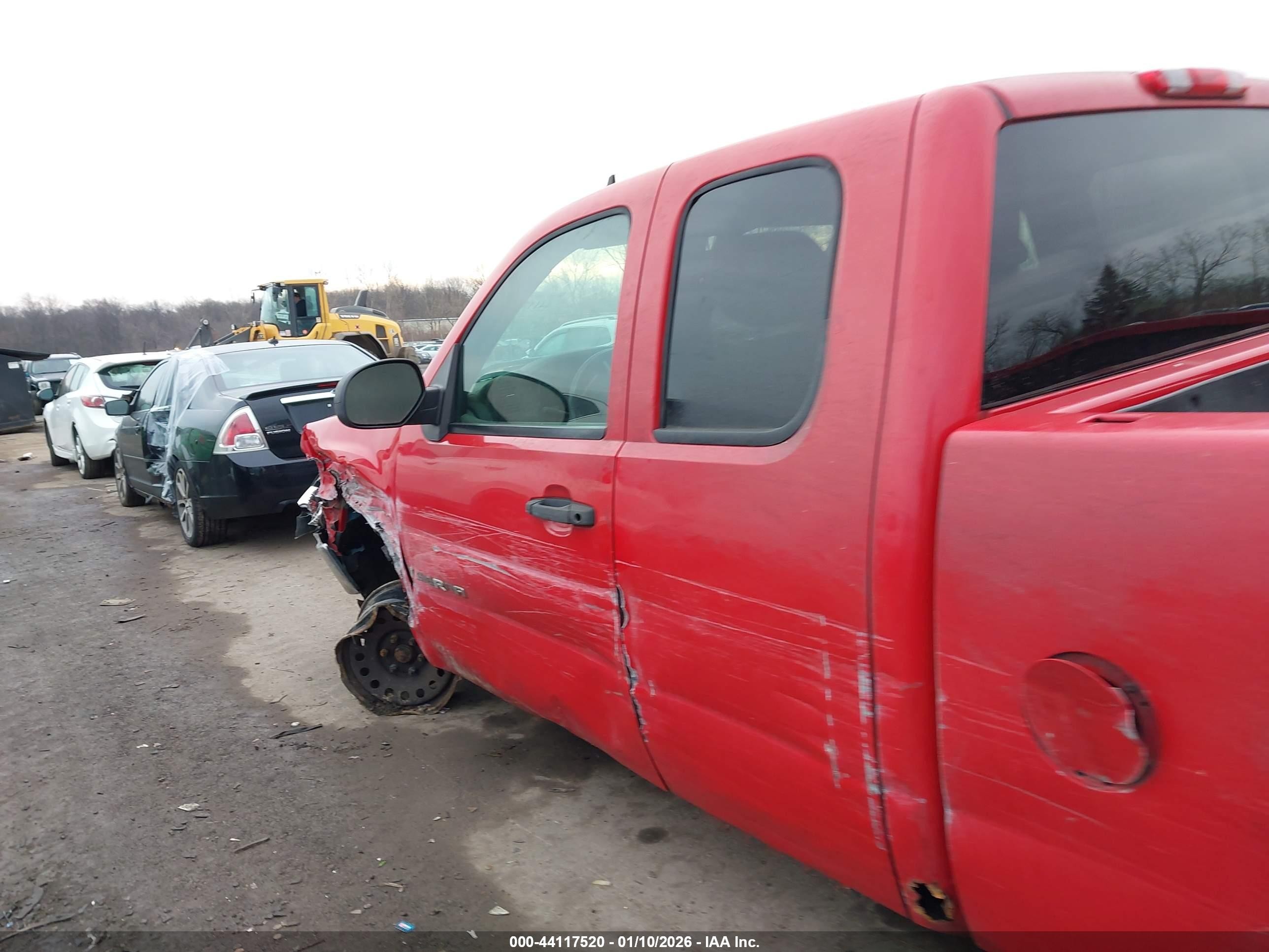 2007 Gmc Sierra 1500 Work Truck Red vin: 1GTEK19C67Z648922