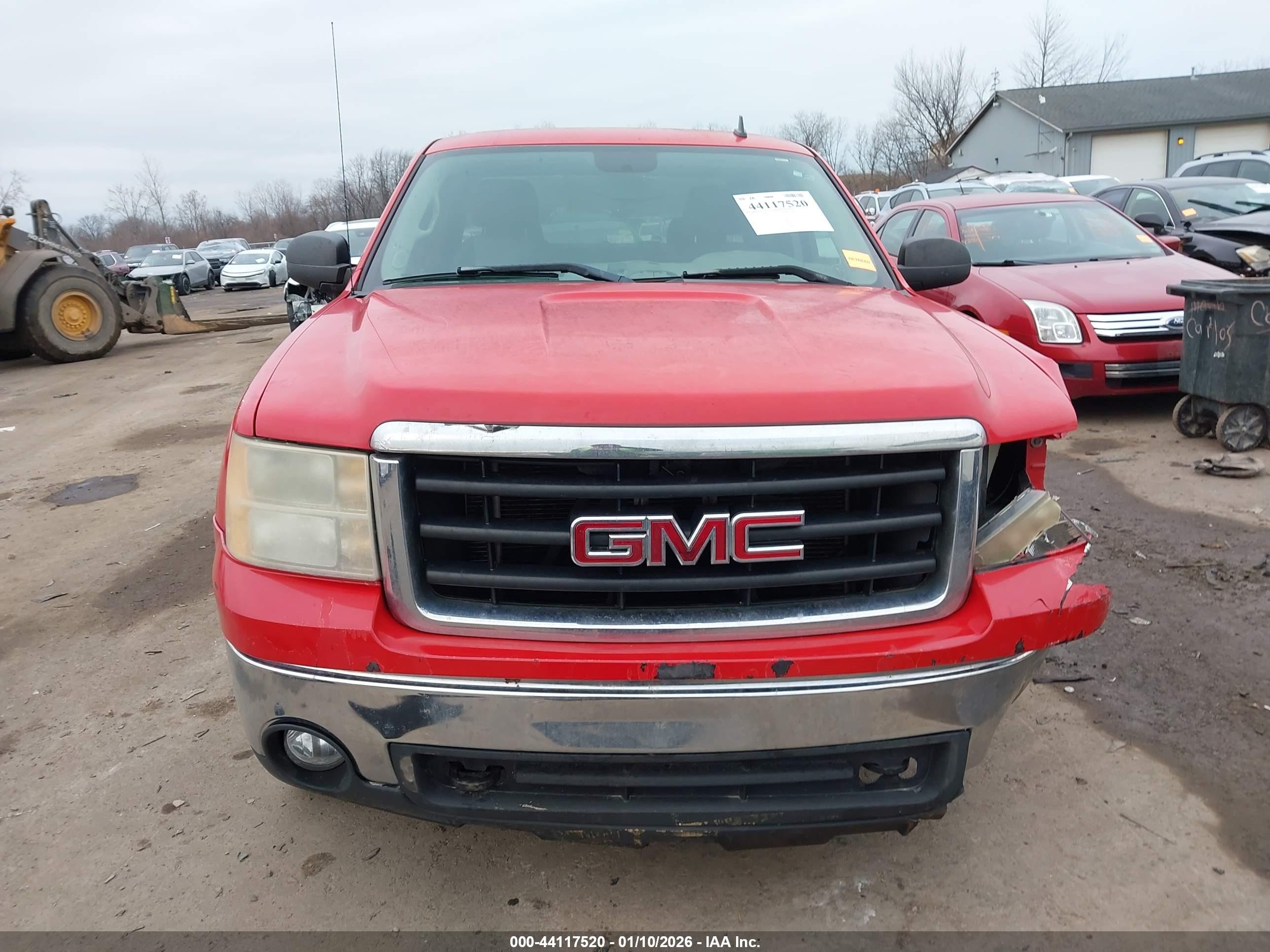 2007 Gmc Sierra 1500 Work Truck Red vin: 1GTEK19C67Z648922
