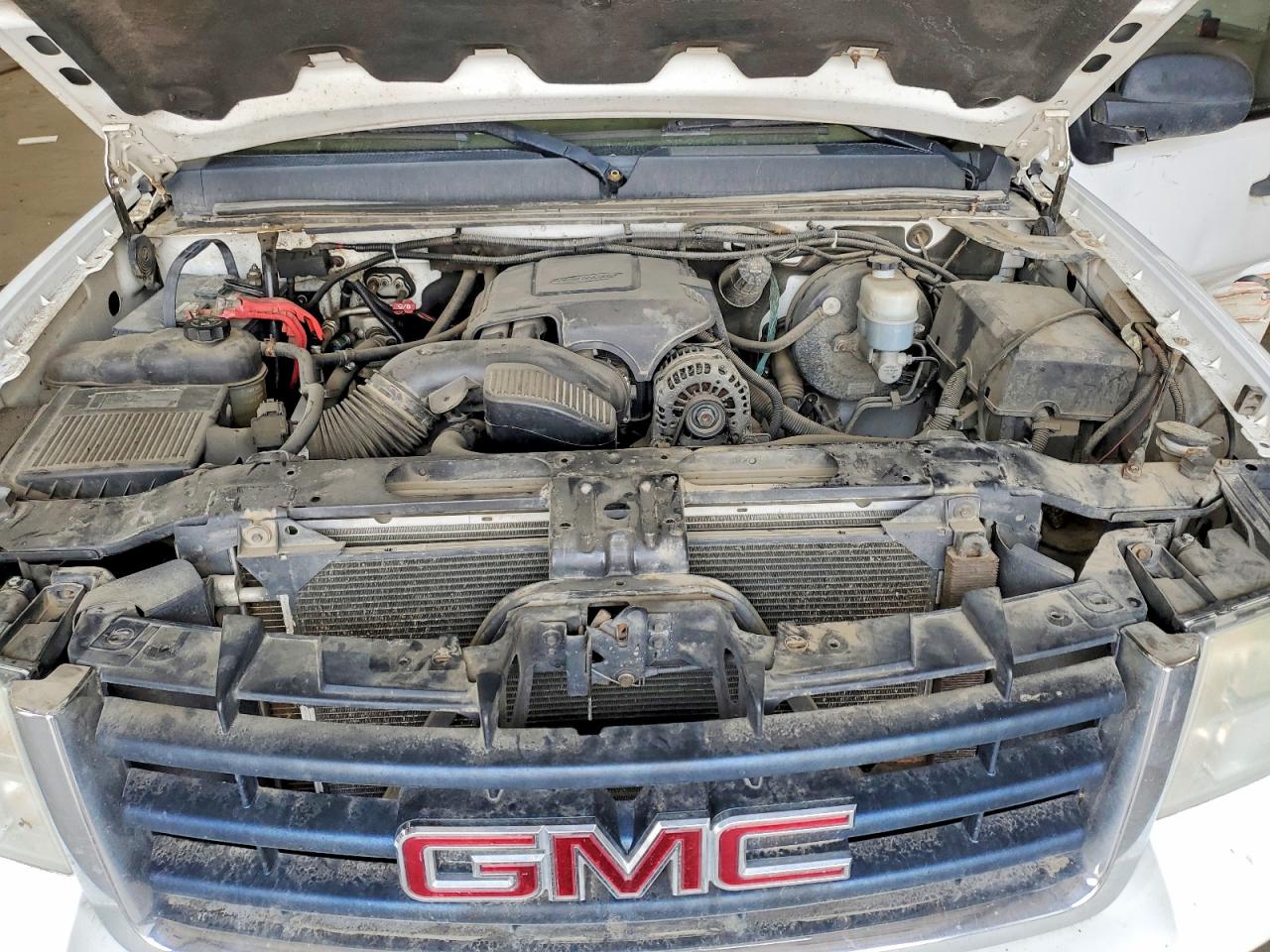 2009 Gmc Sierra K1500 White vin: 1GTEK19C69Z249799
