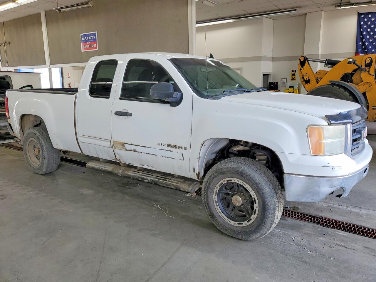 2009 Gmc Sierra K1500 White vin: 1GTEK19C69Z249799