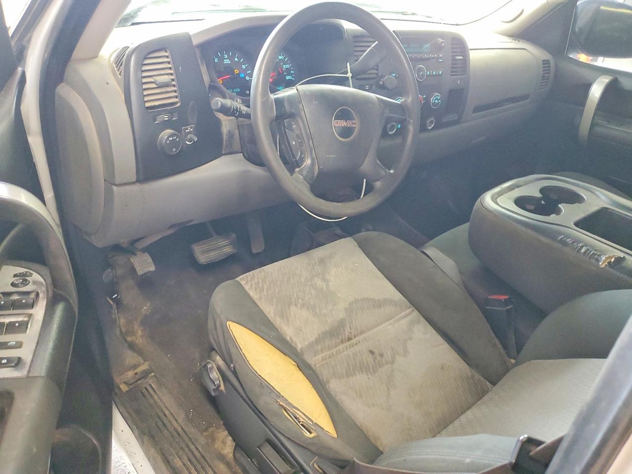 2009 Gmc Sierra K1500 White vin: 1GTEK19C69Z249799
