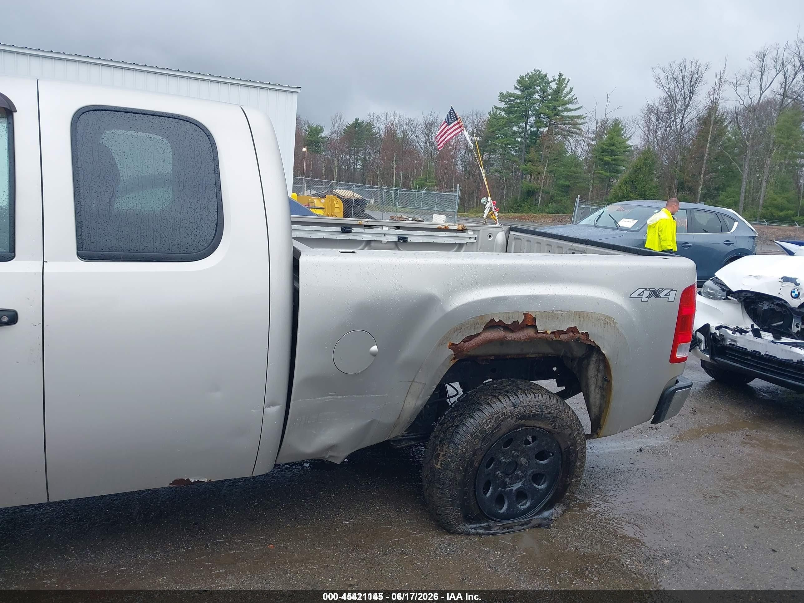 2008 Gmc Sierra 1500 Work Truck Gray vin: 1GTEK19C98E173274
