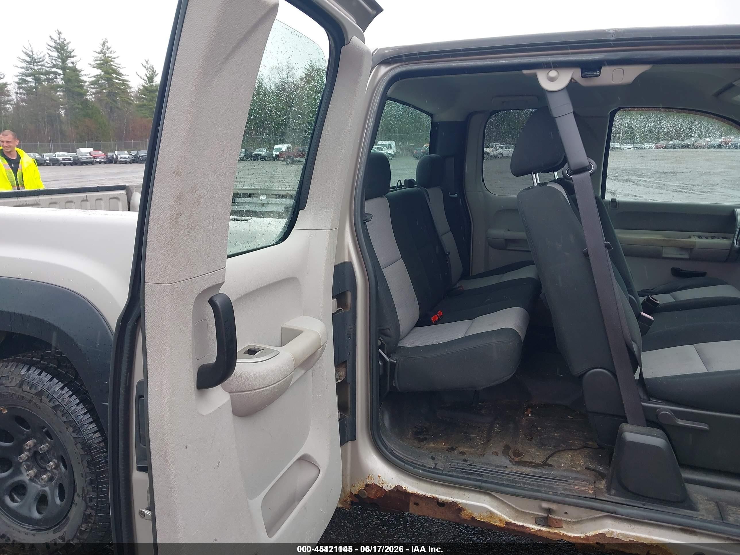 2008 Gmc Sierra 1500 Work Truck Gray vin: 1GTEK19C98E173274